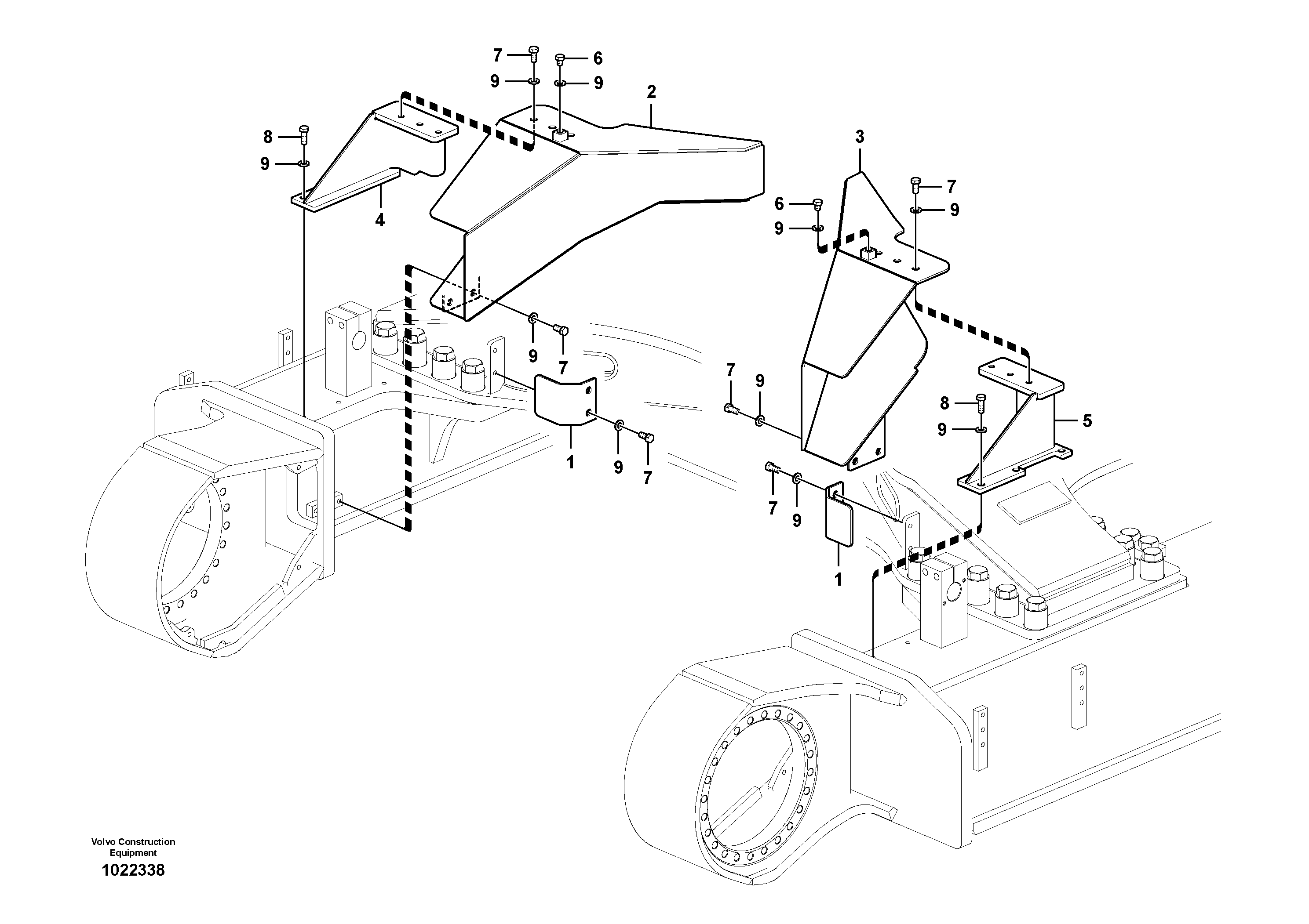 Mounting rail VOE990511 VOLVO