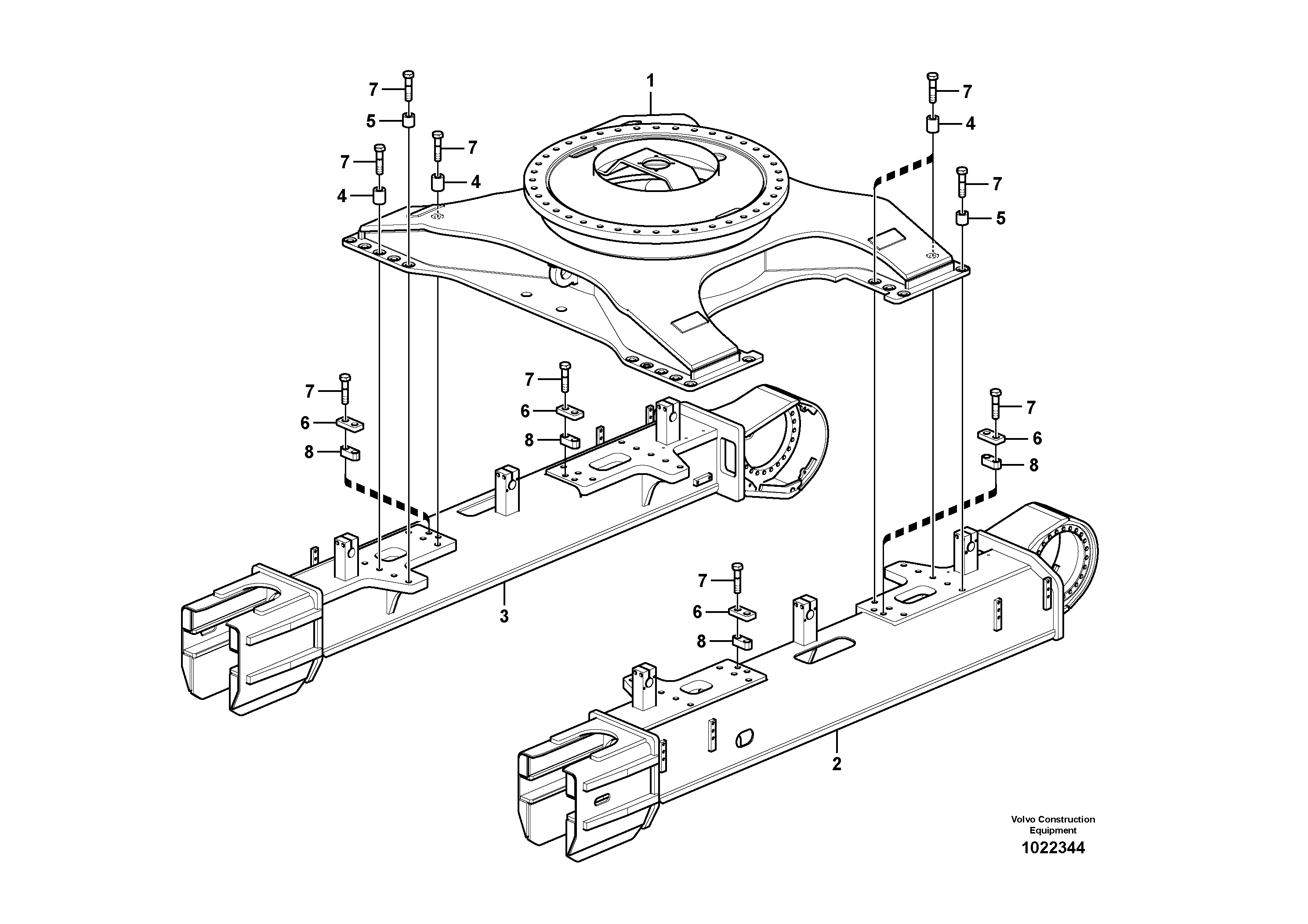 Frame VOE14723596 VOLVO