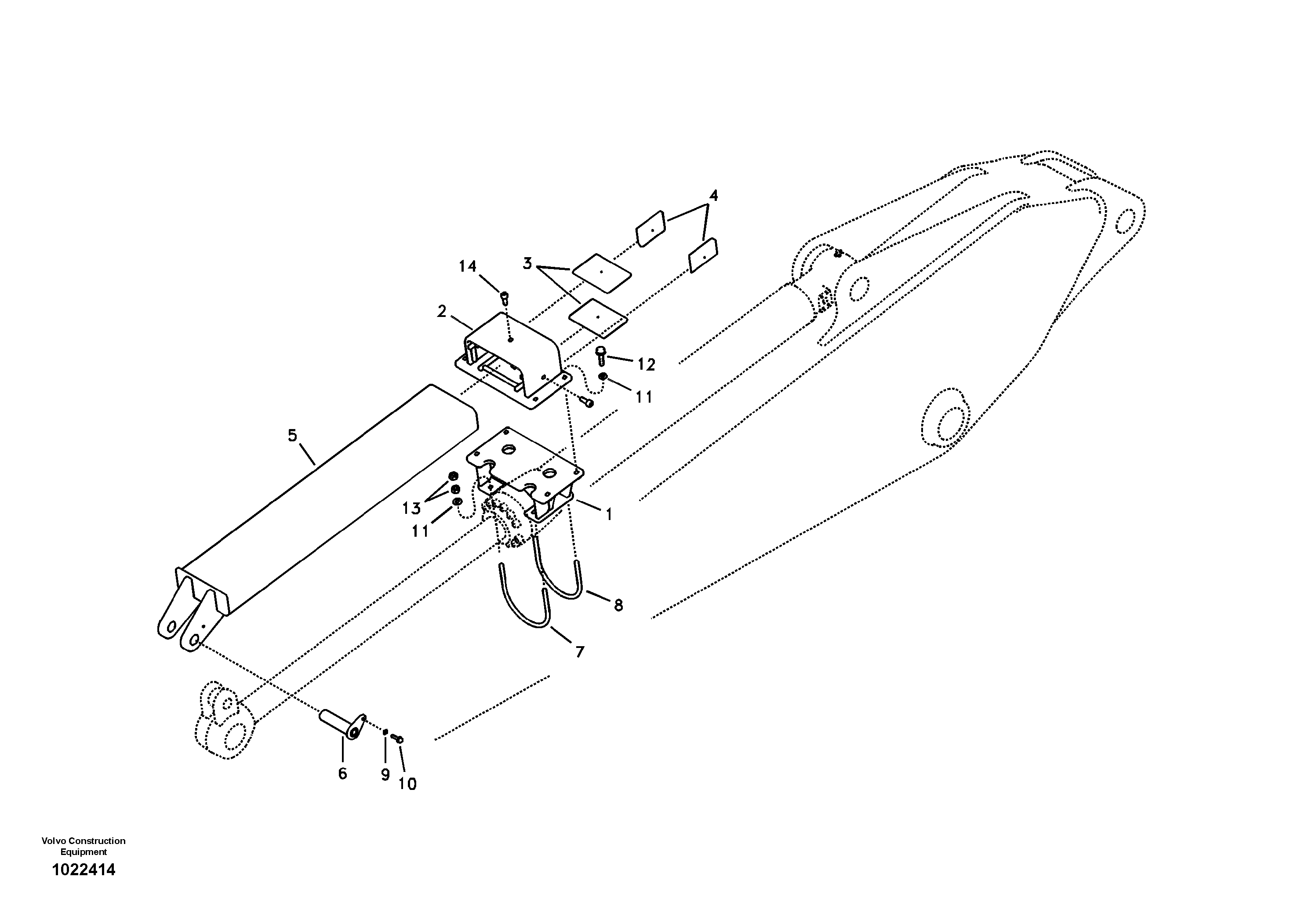 Плавающее положение VOE14547249 VOLVO