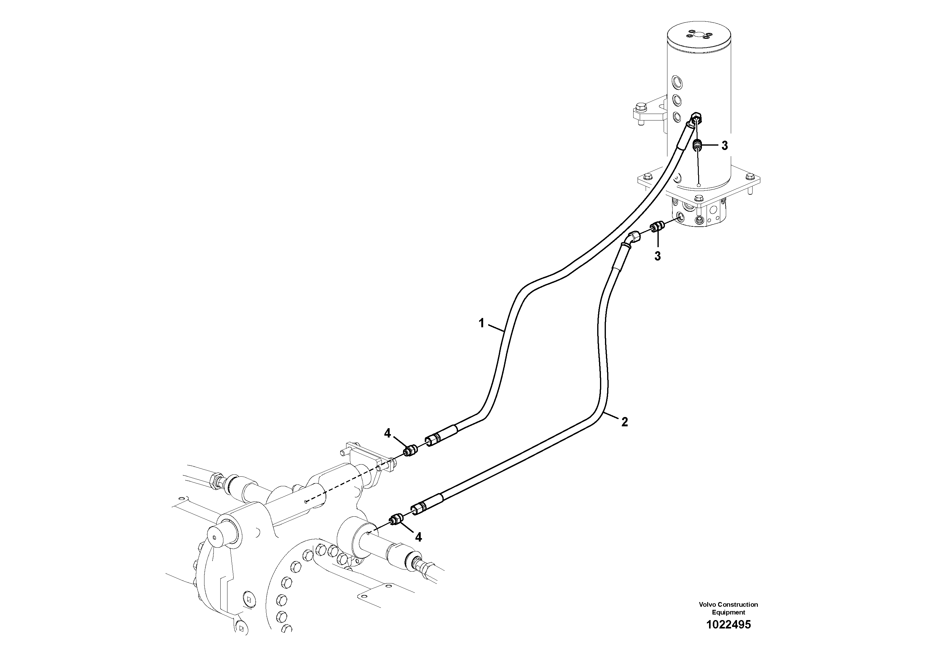 Timing gear casing VOE937652 VOLVO