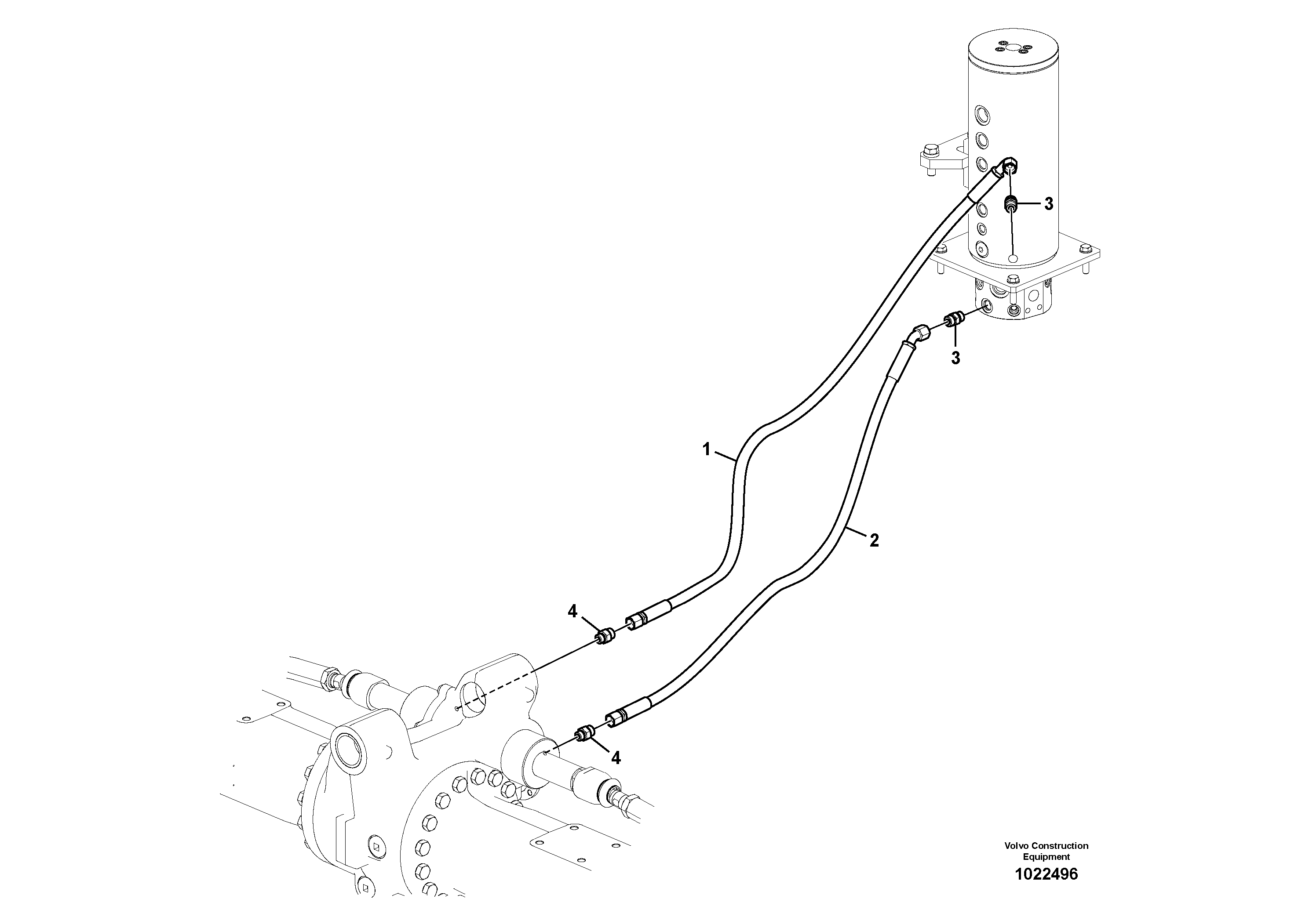 Timing gear casing VOE936883 VOLVO