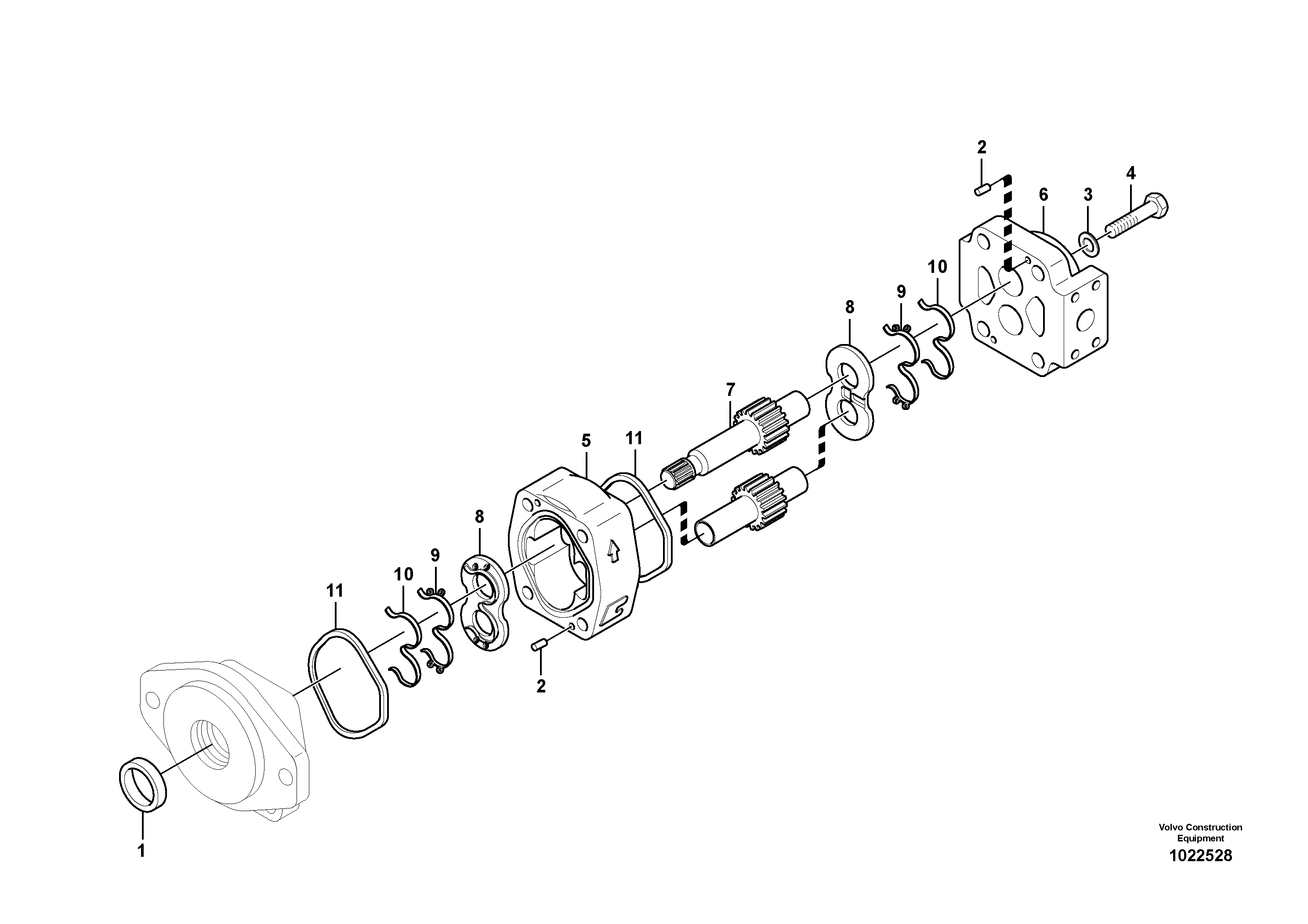 Маслоотражающее кольцо VOE14568119 VOLVO