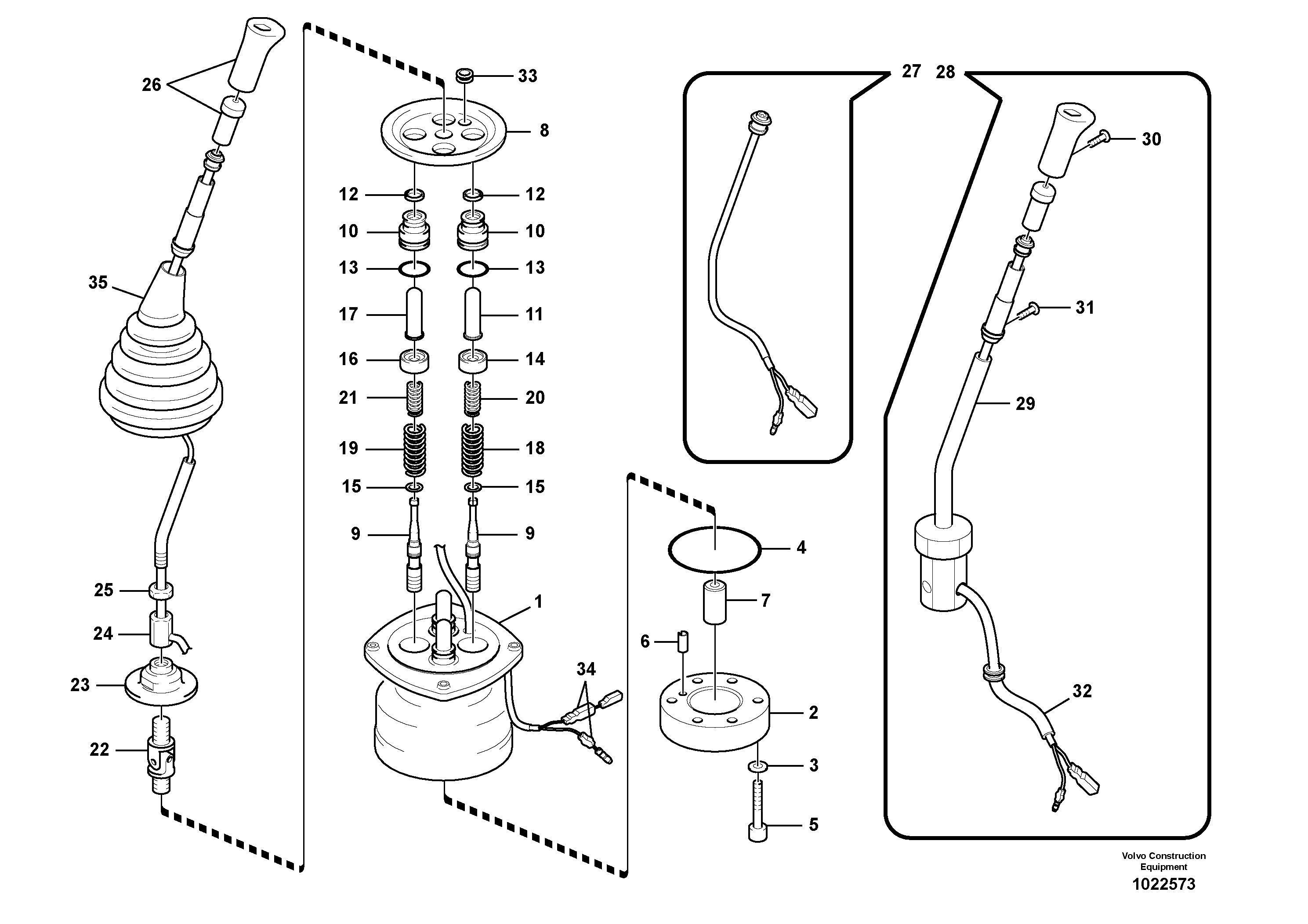 Speedsensor , fan VOE14550285 VOLVO