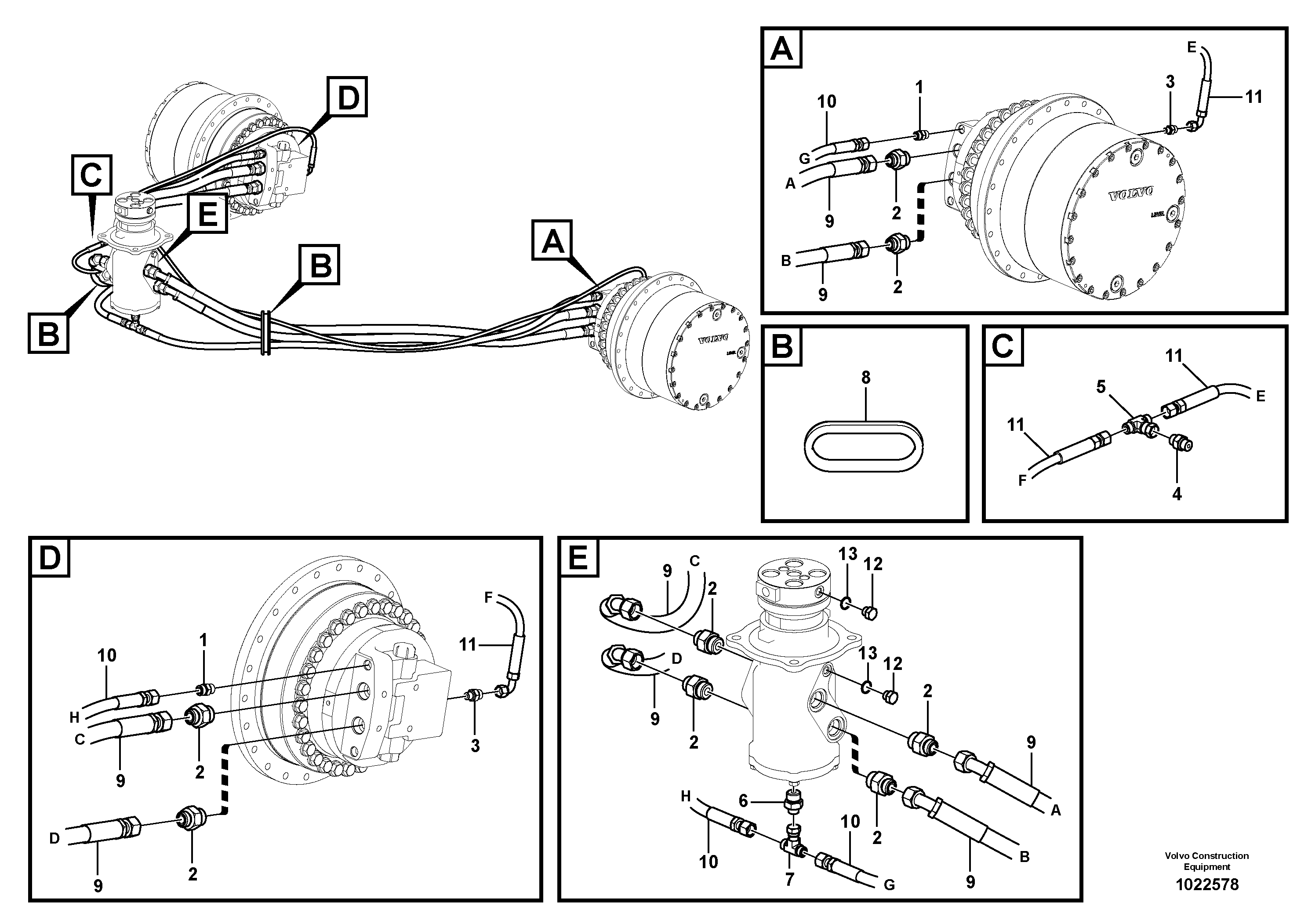 Timing gear casing VOE936828 VOLVO
