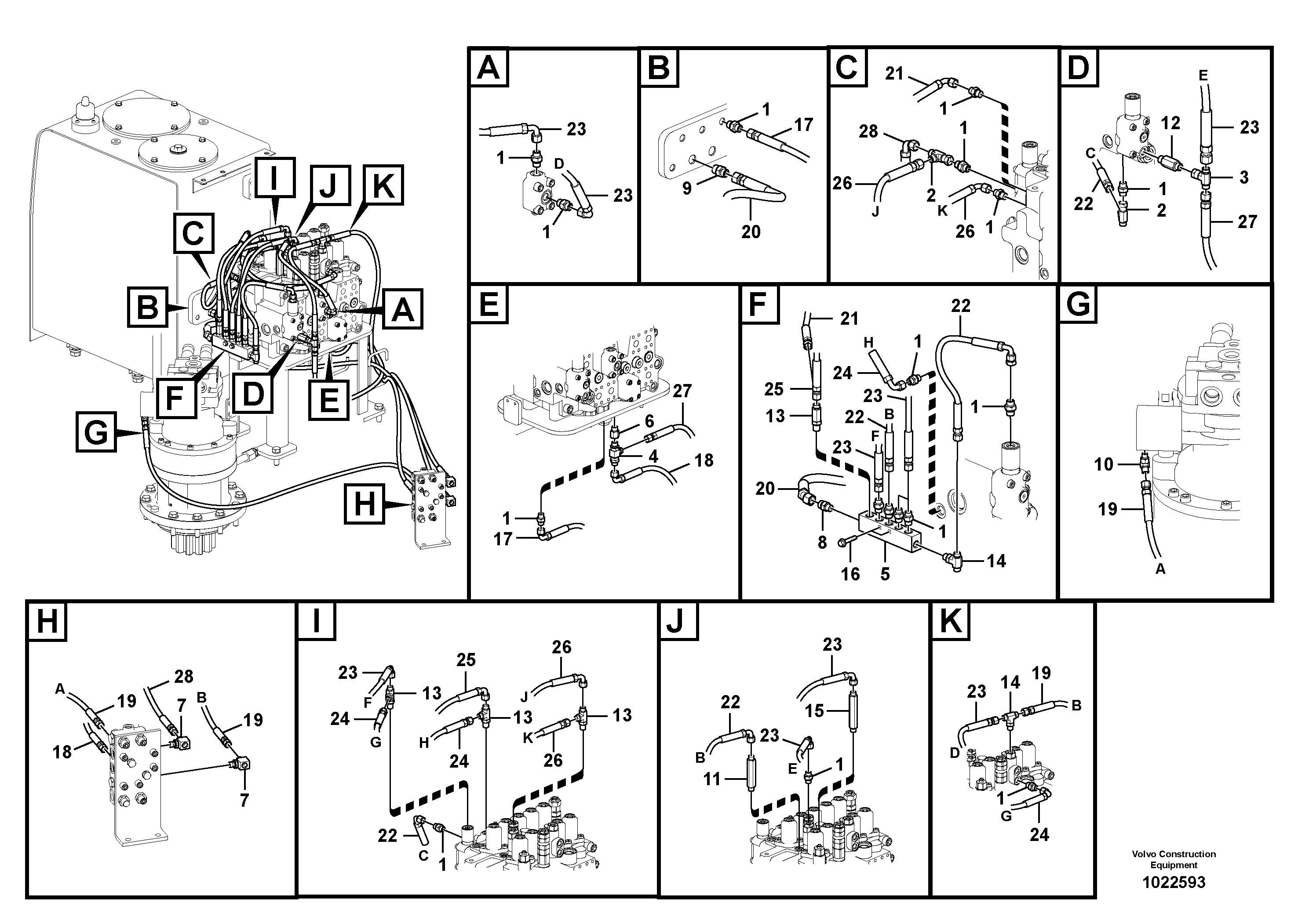 Timing gear casing VOE936287 VOLVO