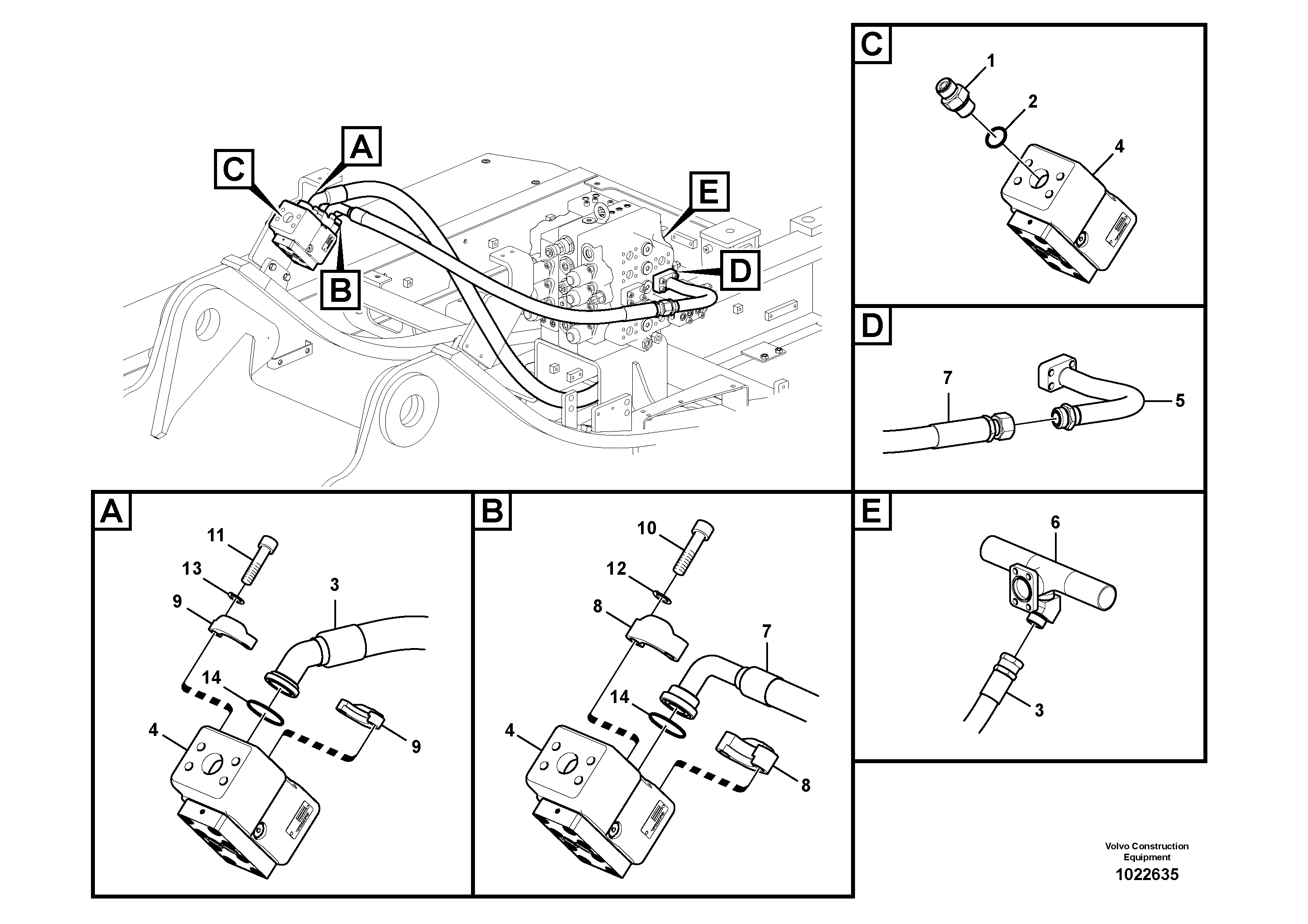 Pipe VOE14553090 VOLVO