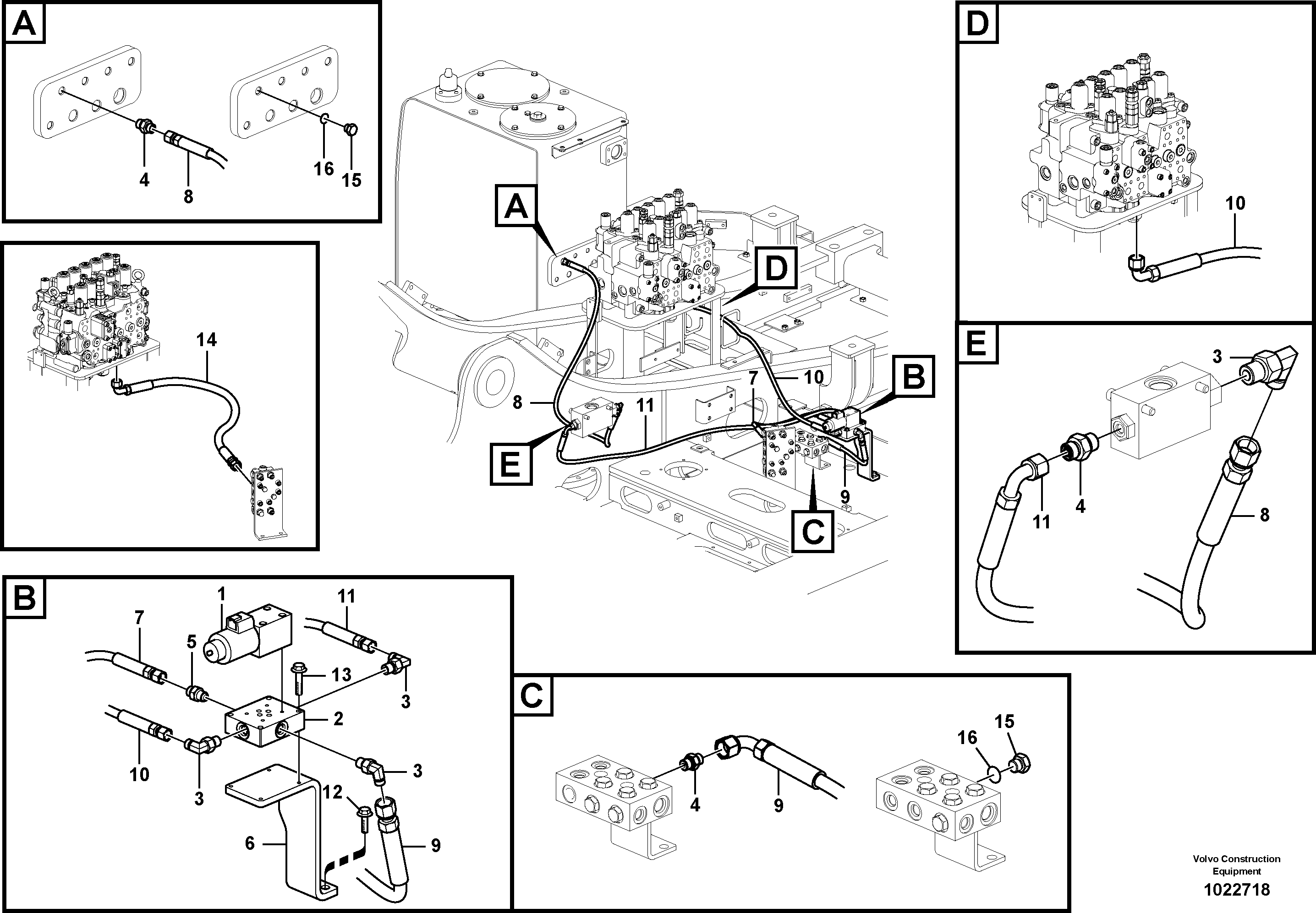 Timing gear casing VOE937576 VOLVO