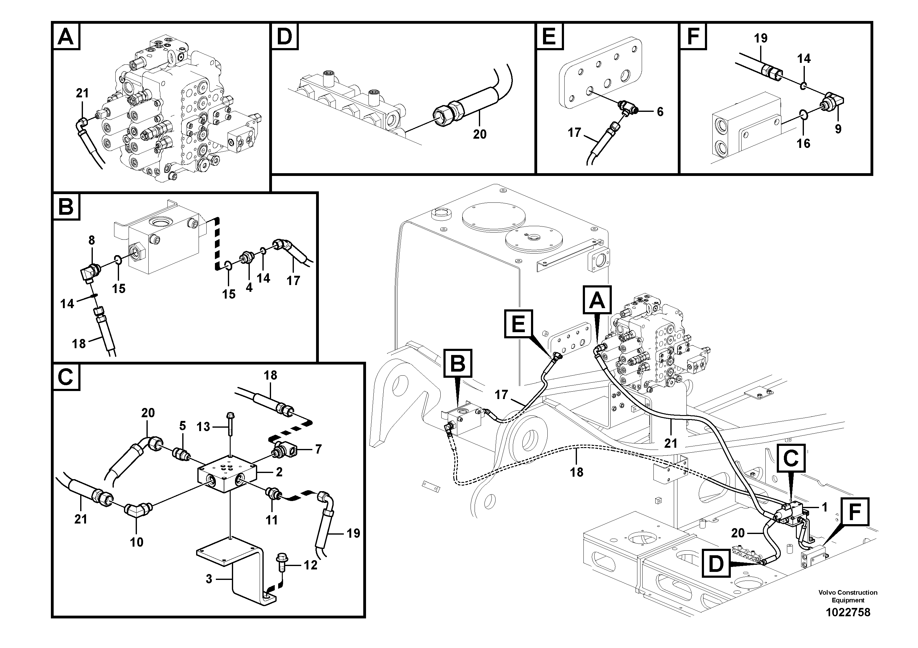 Timing gear casing VOE936751 VOLVO