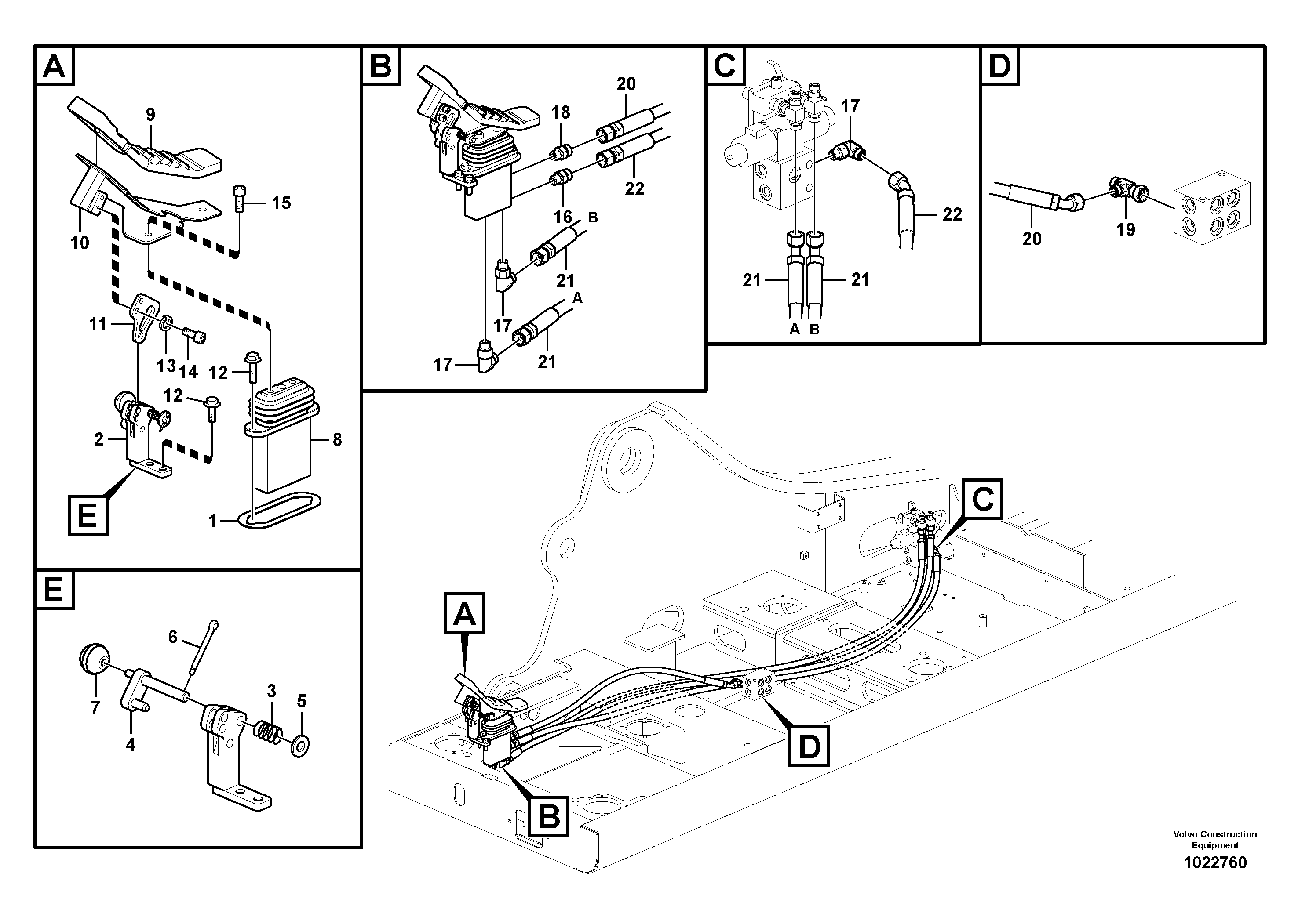 Timing gear casing VOE937223 VOLVO
