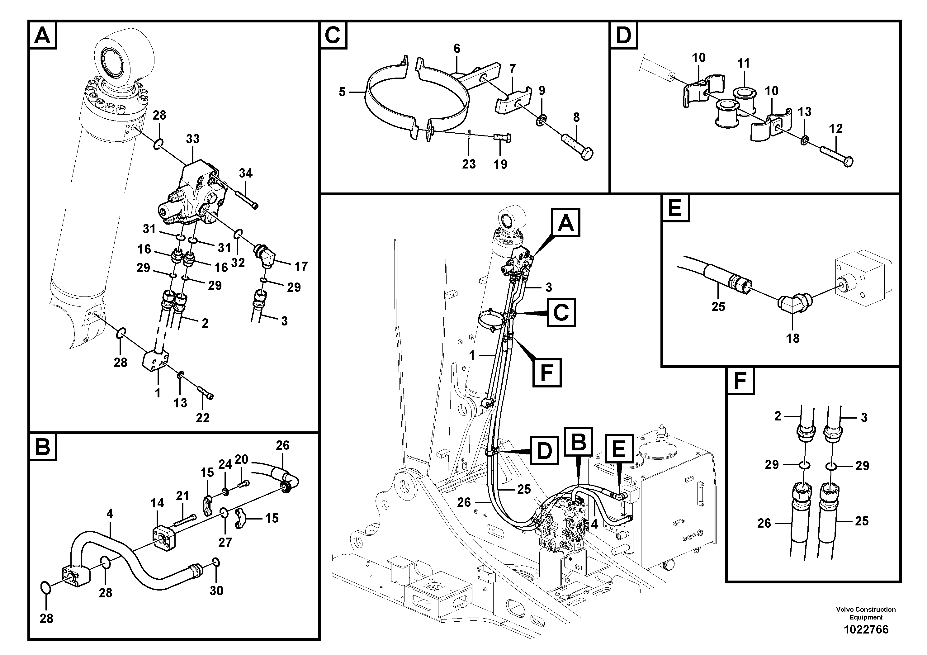 Timing gear casing VOE937810 VOLVO
