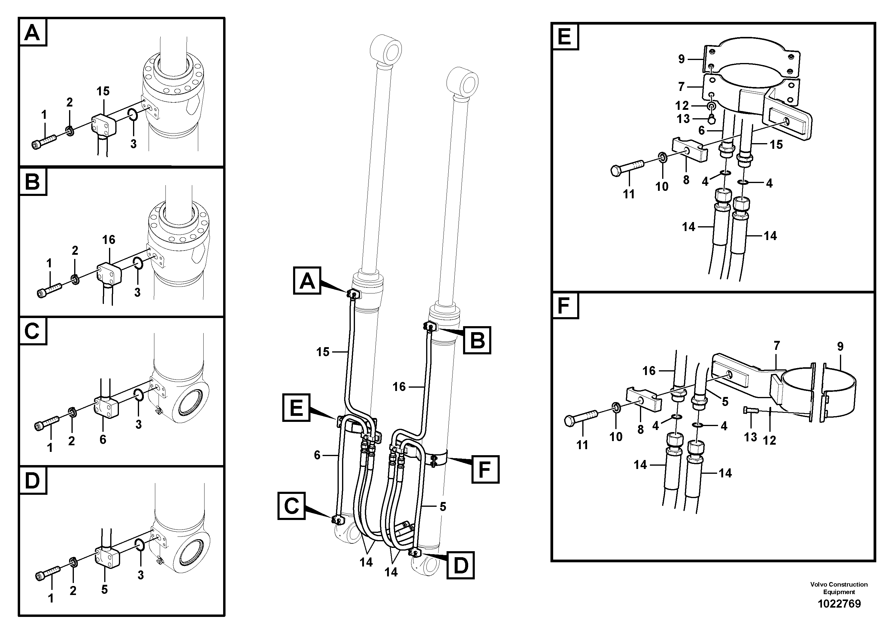 Timing gear casing VOE15038540 VOLVO