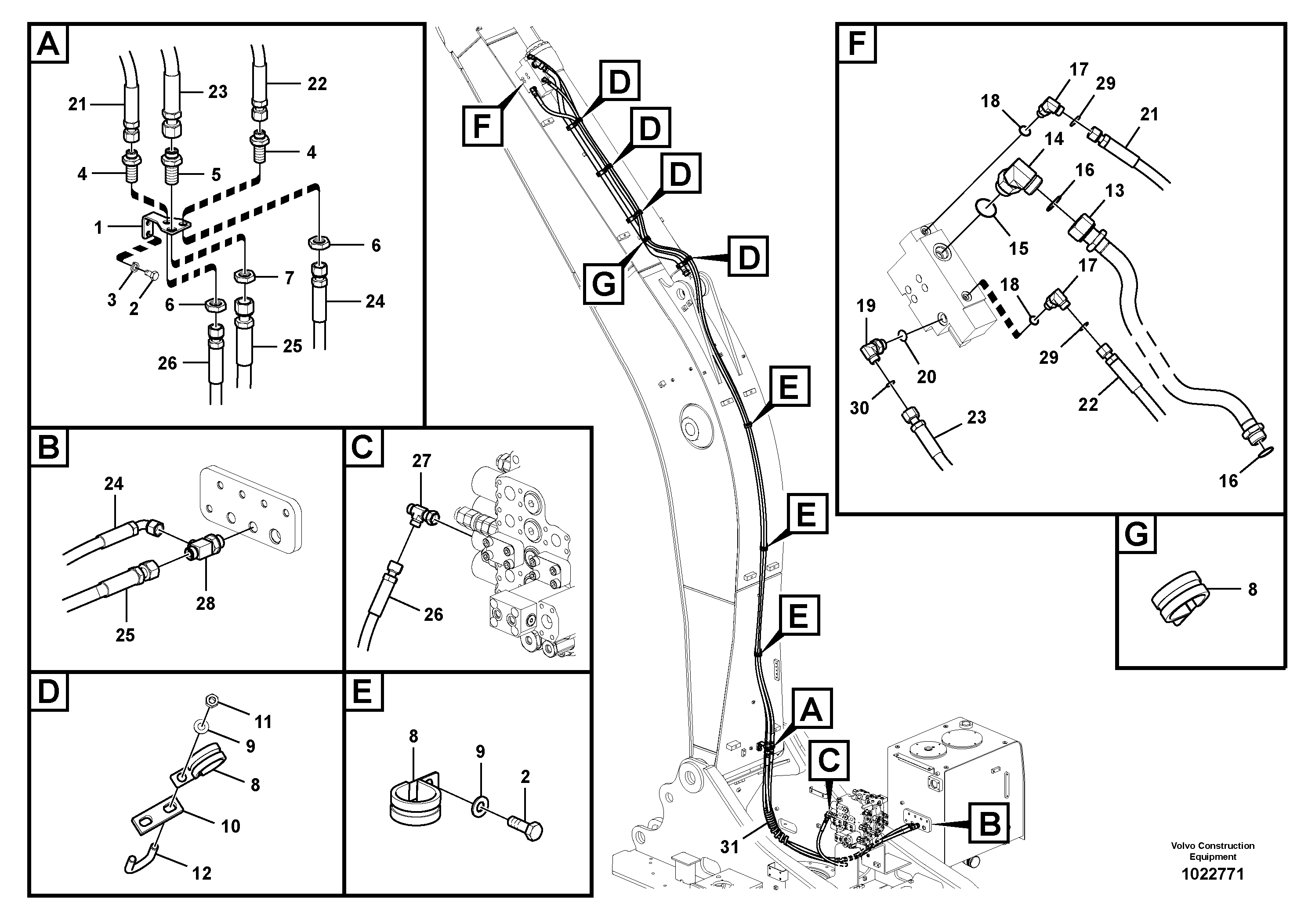 Timing gear casing VOE937796 VOLVO