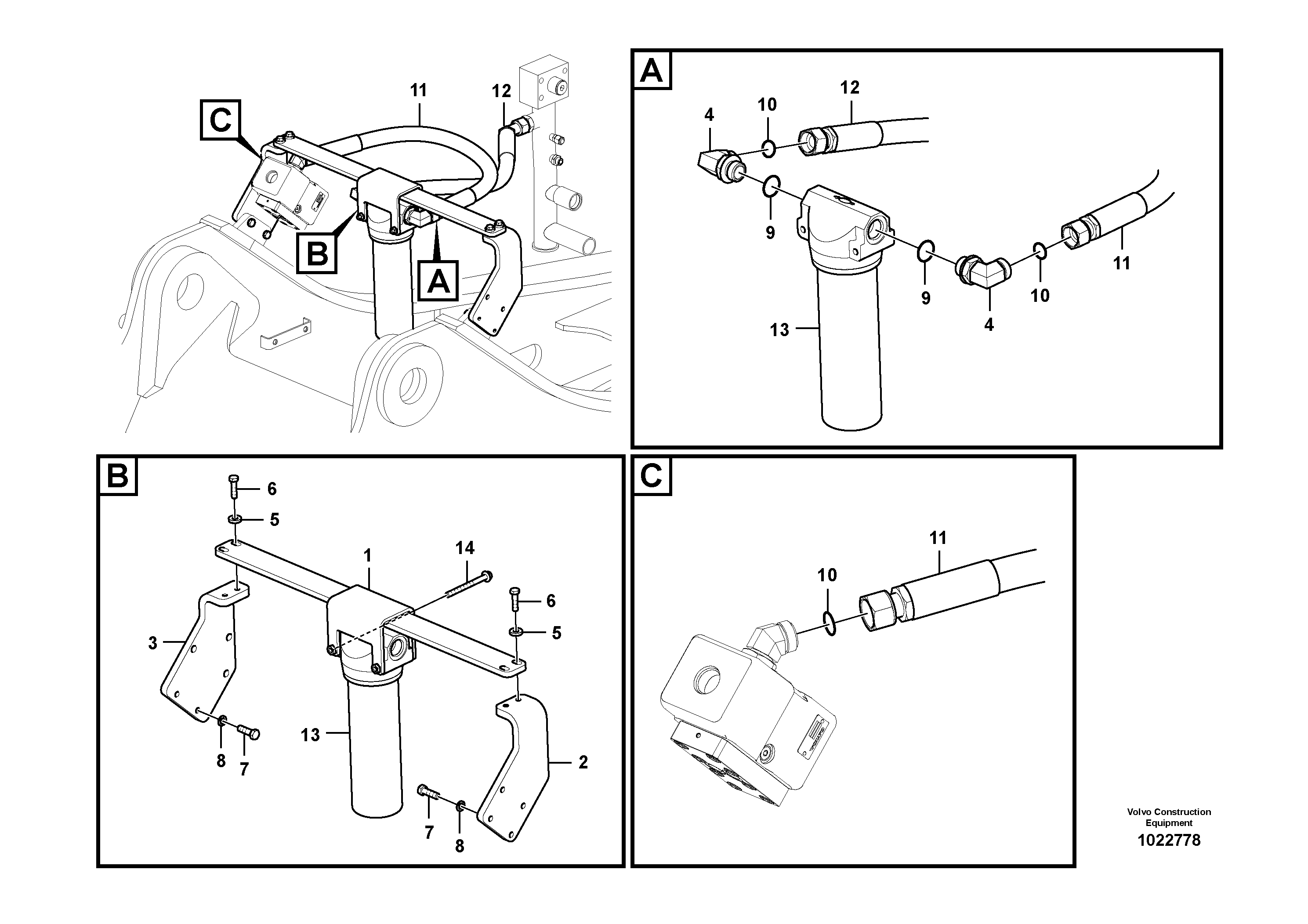 Timing gear casing VOE937818 VOLVO