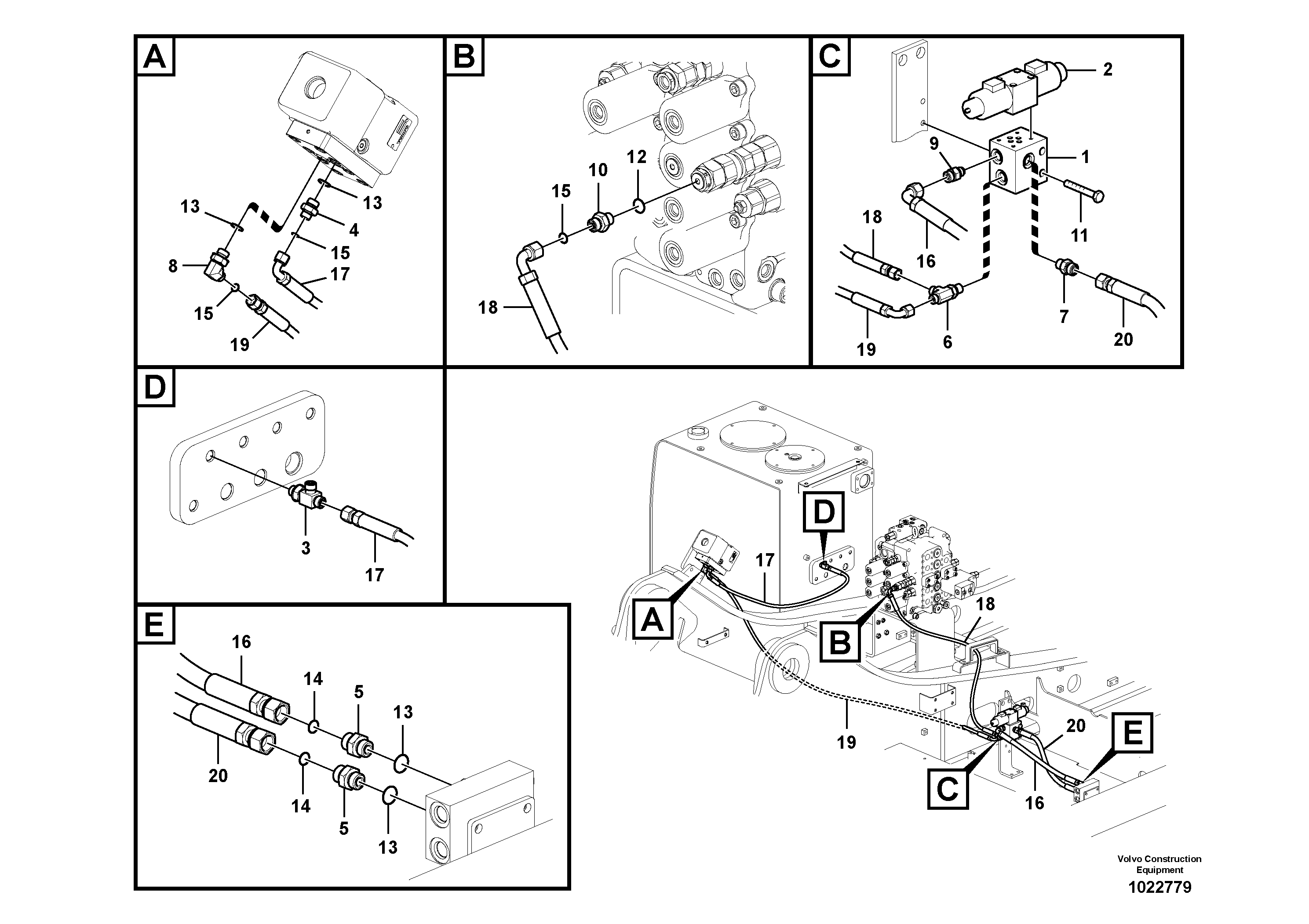 Timing gear casing VOE936953 VOLVO