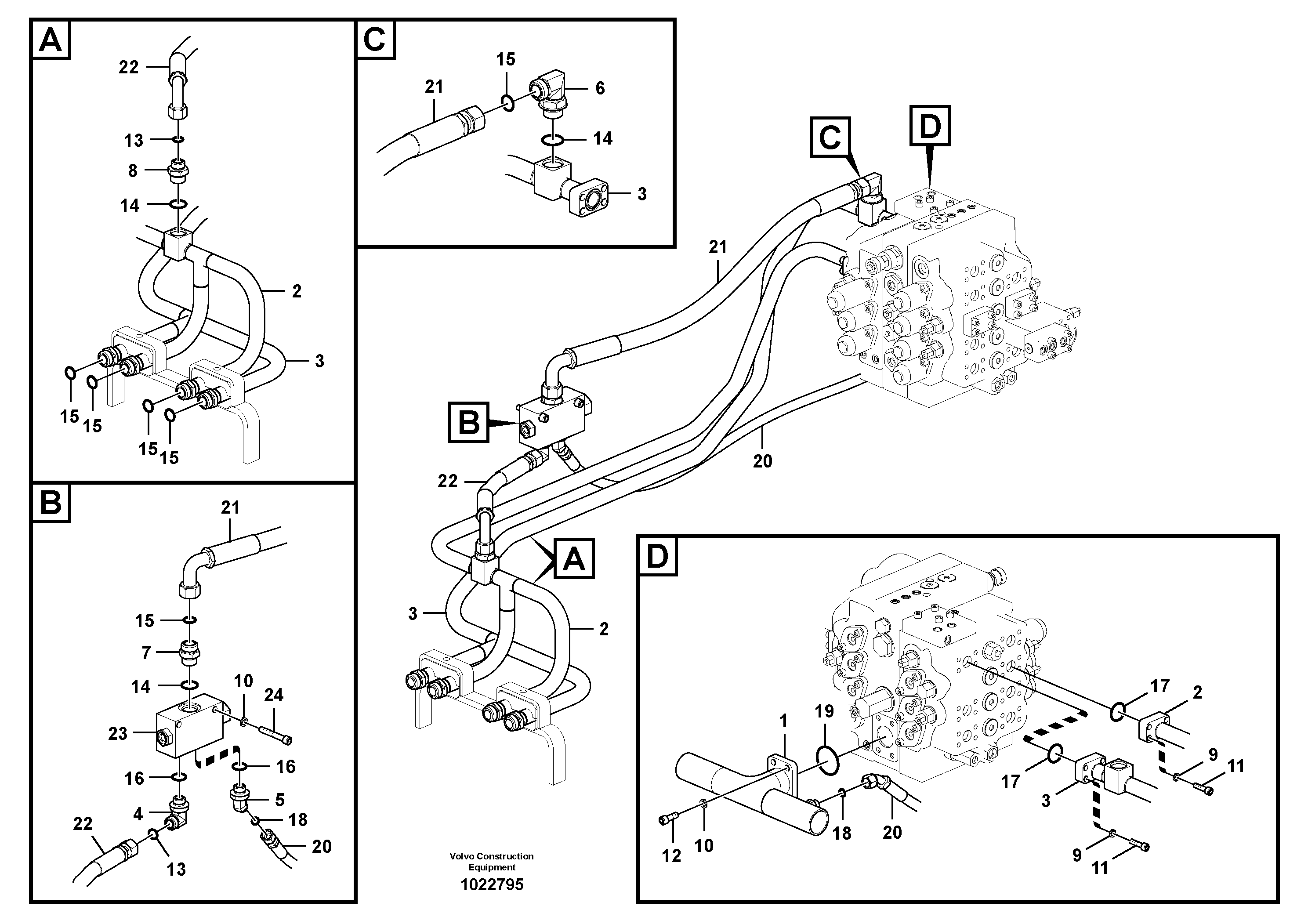 Timing gear casing VOE937531 VOLVO