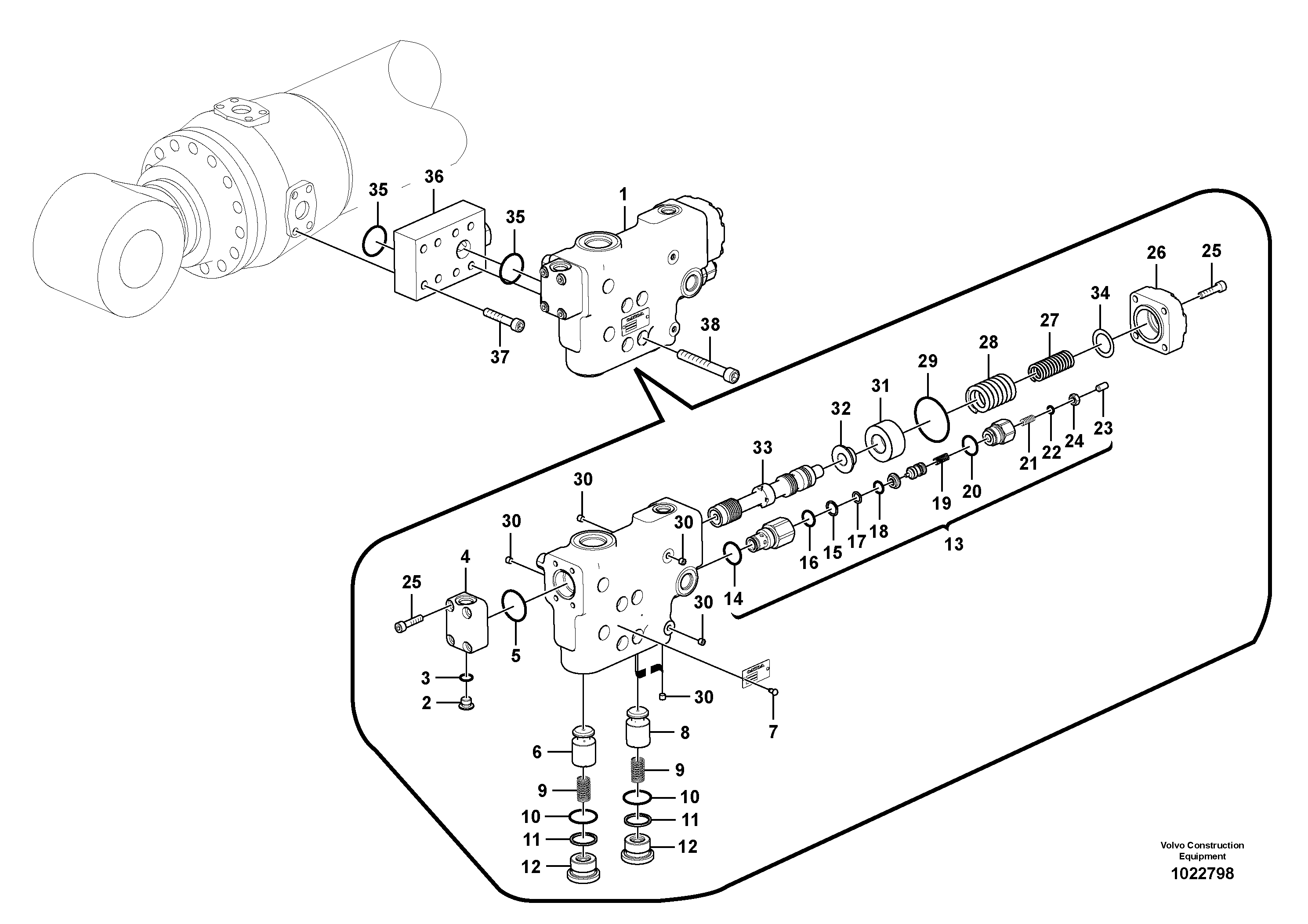 Shim VOE14505563 VOLVO