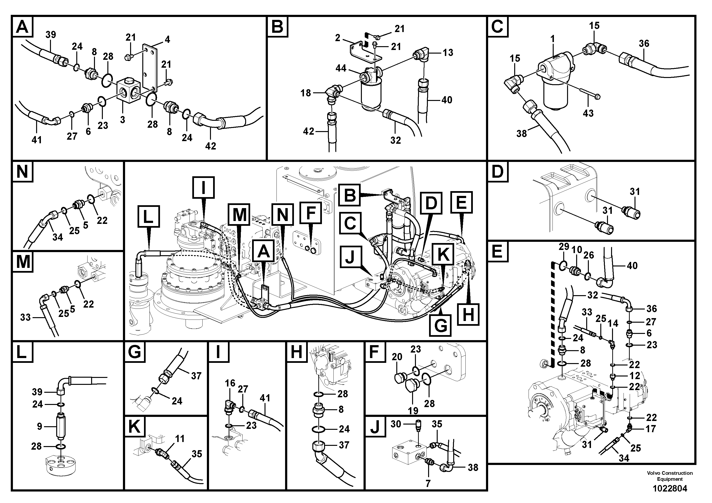 Timing gear casing VOE936733 VOLVO