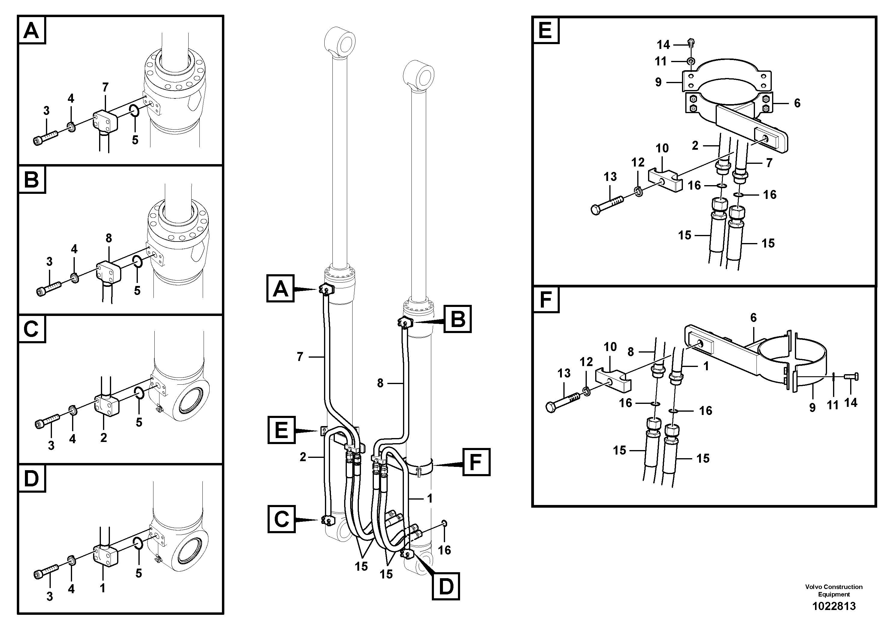 Timing gear casing VOE15095023 VOLVO