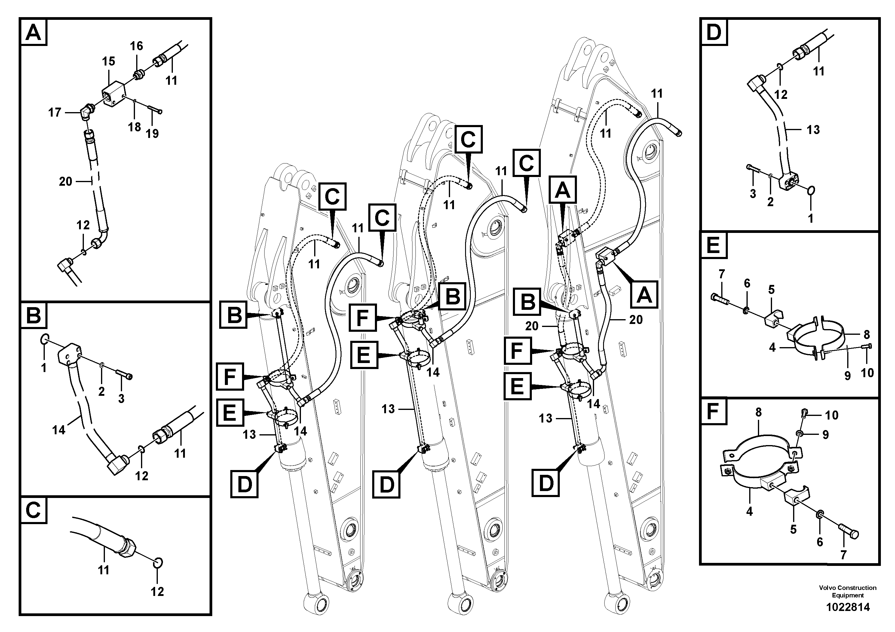 Timing gear casing VOE937015 VOLVO