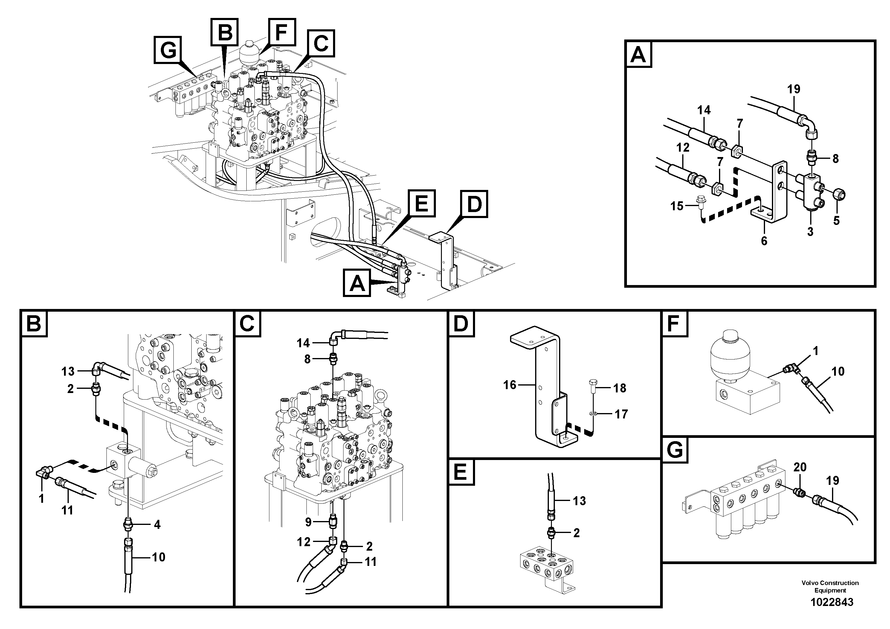 Timing gear casing VOE937582 VOLVO