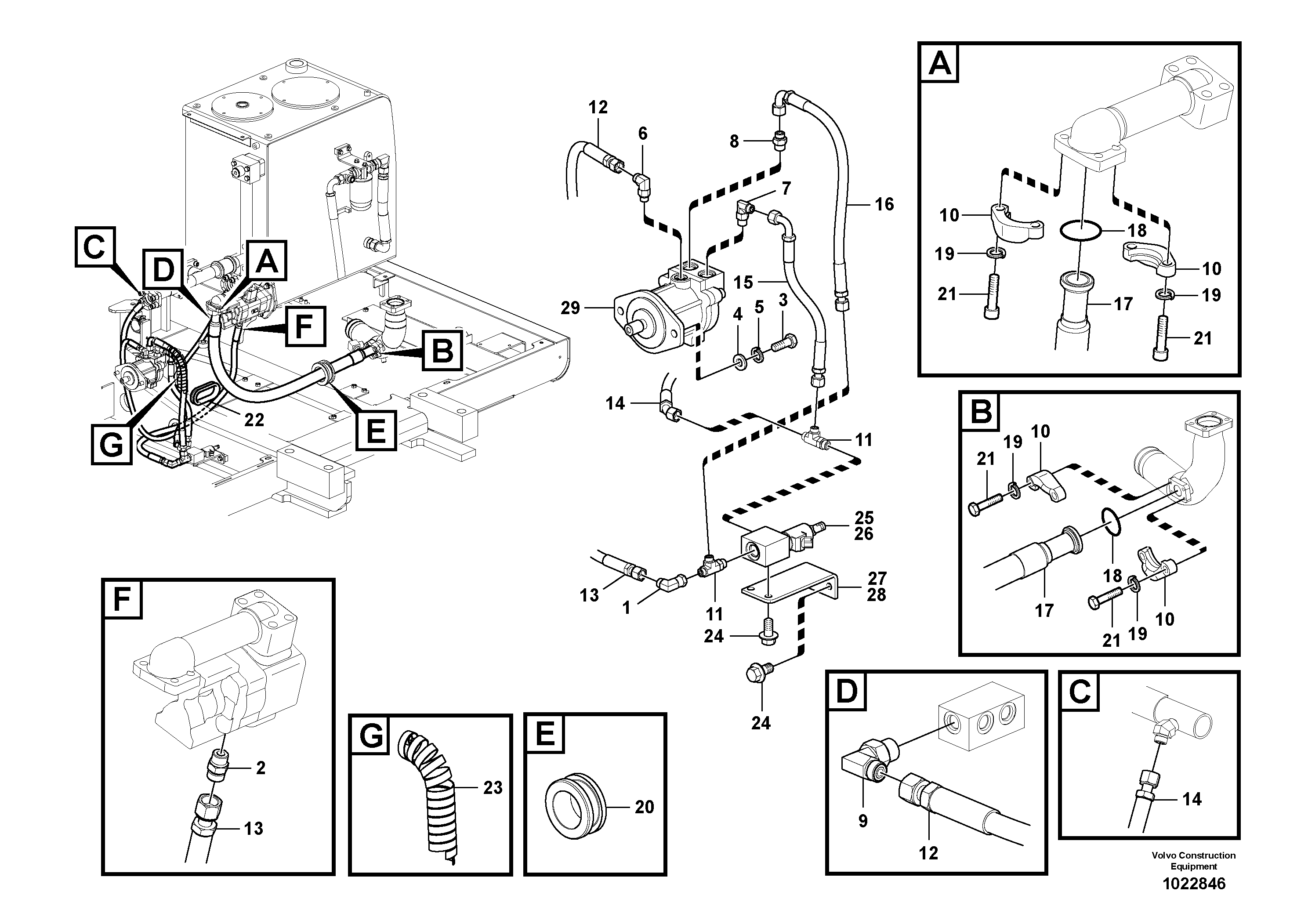 Timing gear casing VOE937264 VOLVO