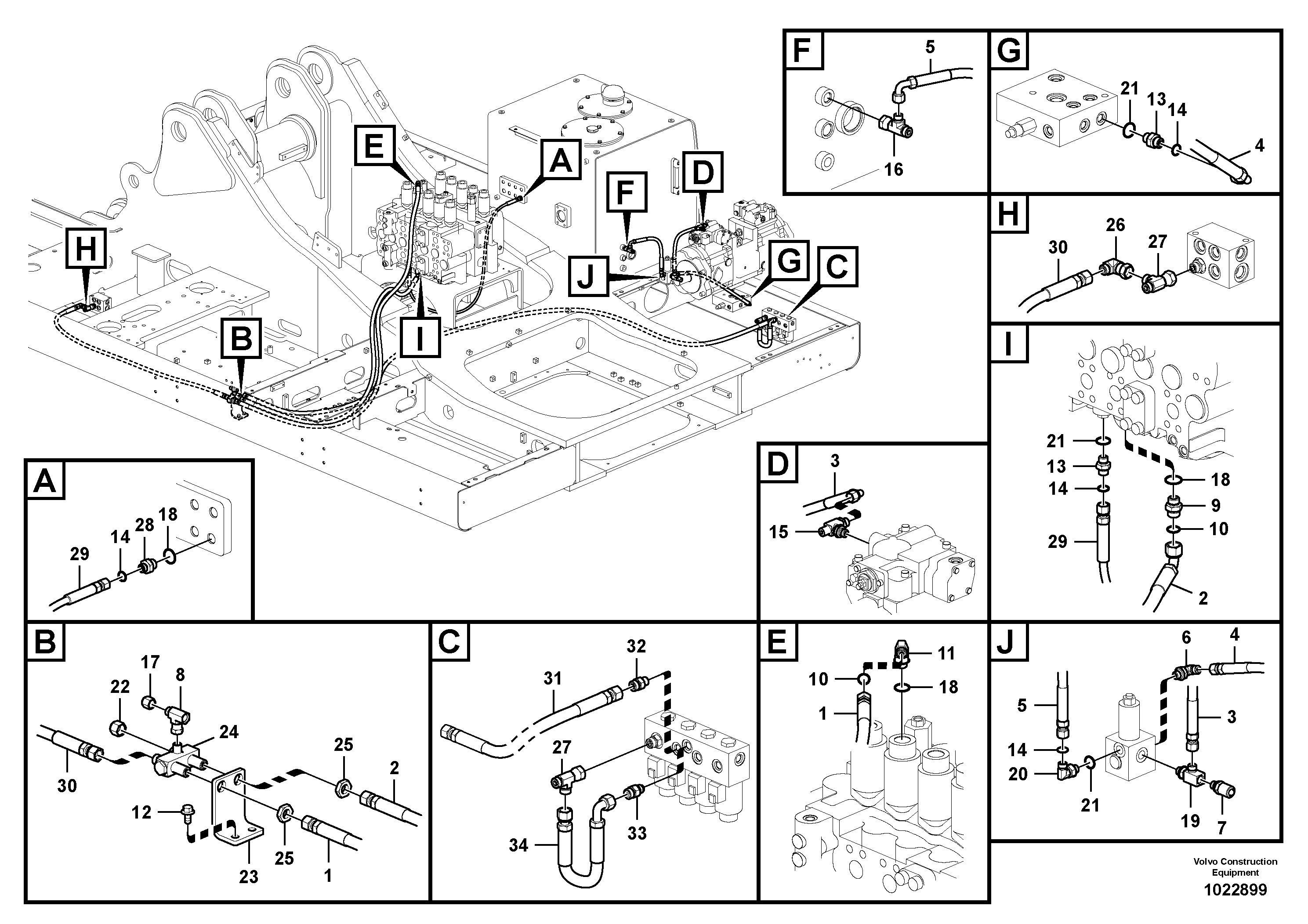 Timing gear casing VOE937594 VOLVO