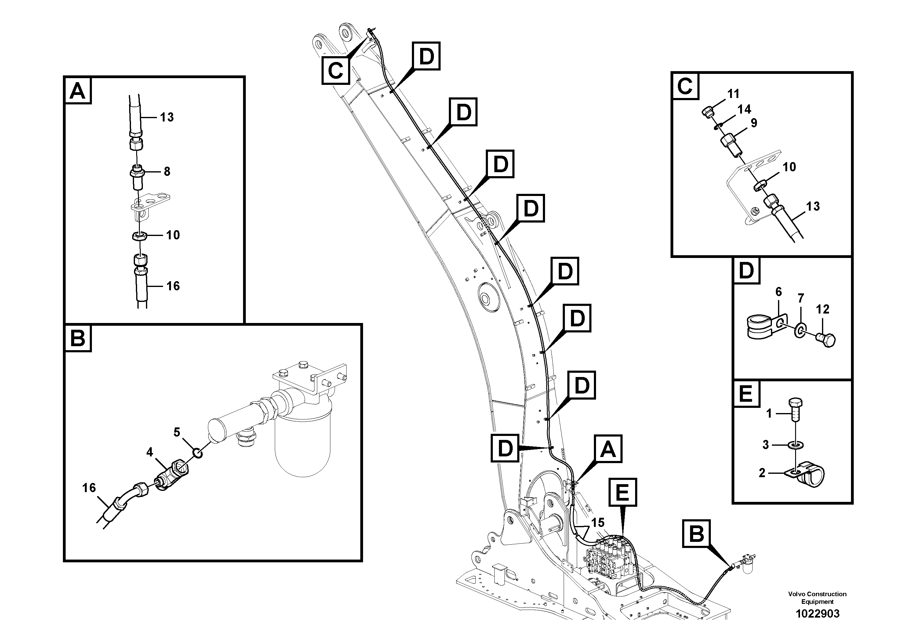 Timing gear casing VOE937359 VOLVO