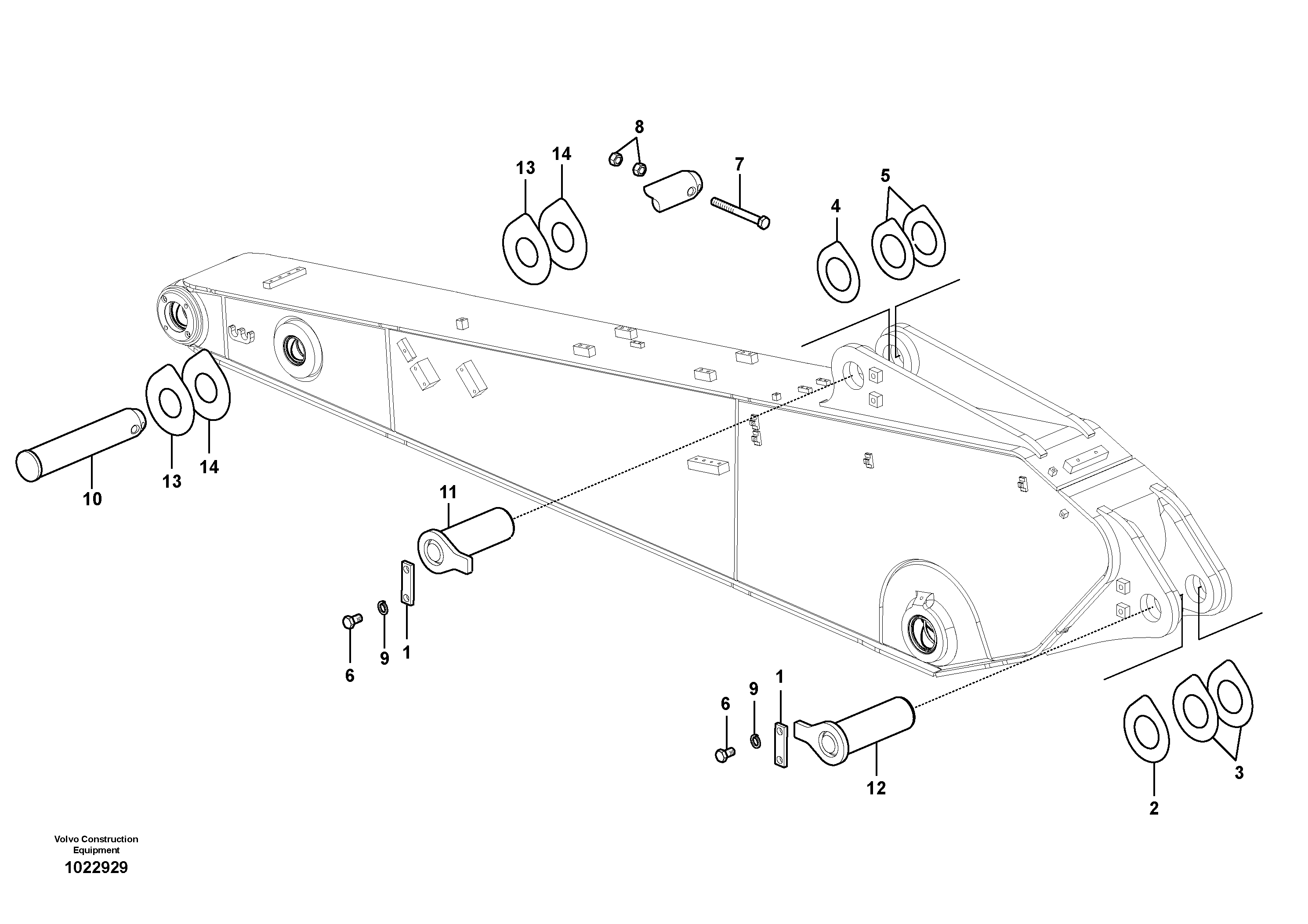 Swg Lk Cylinder VOE14708951 VOLVO