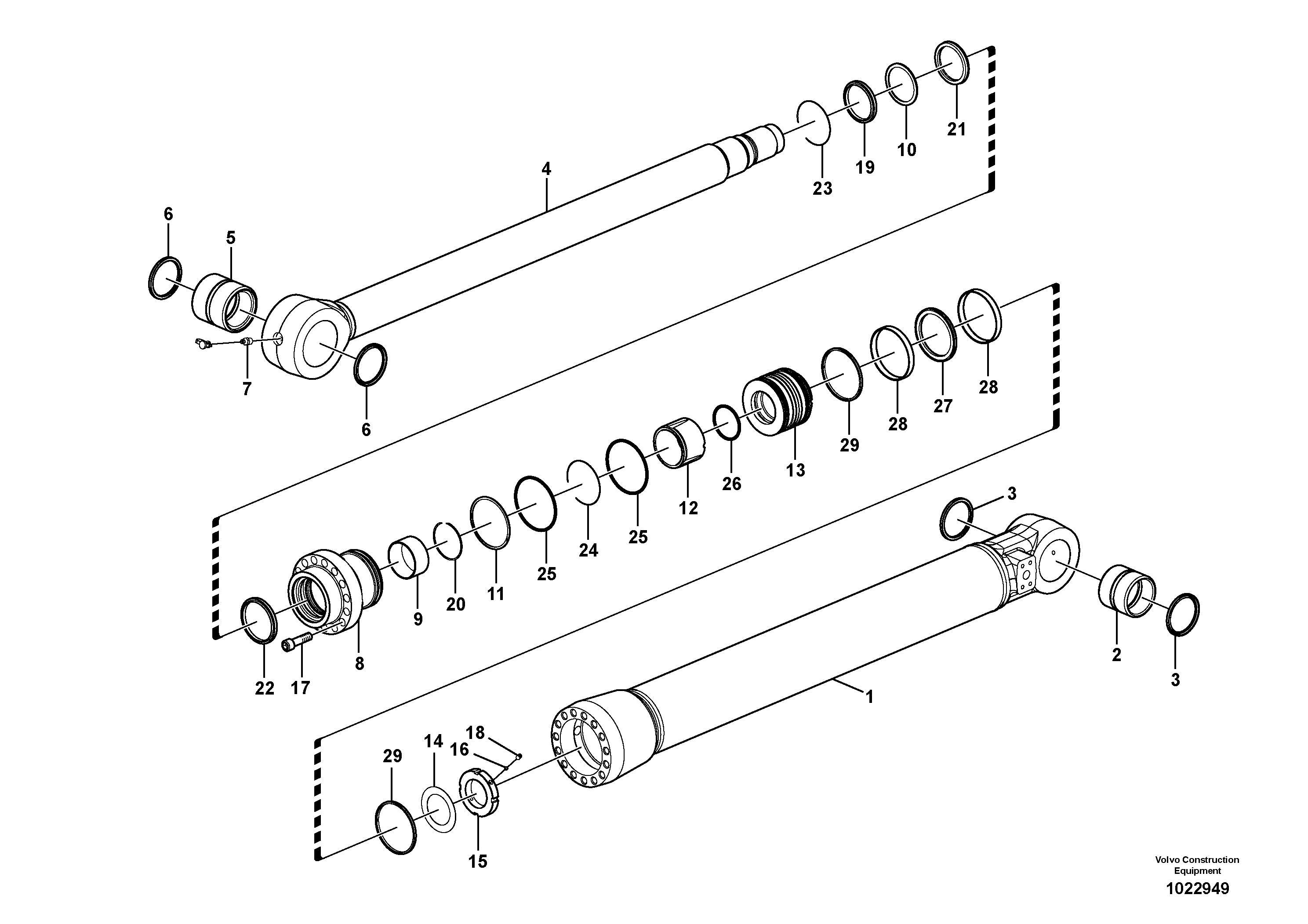 Valve Piston VOE14539299 VOLVO