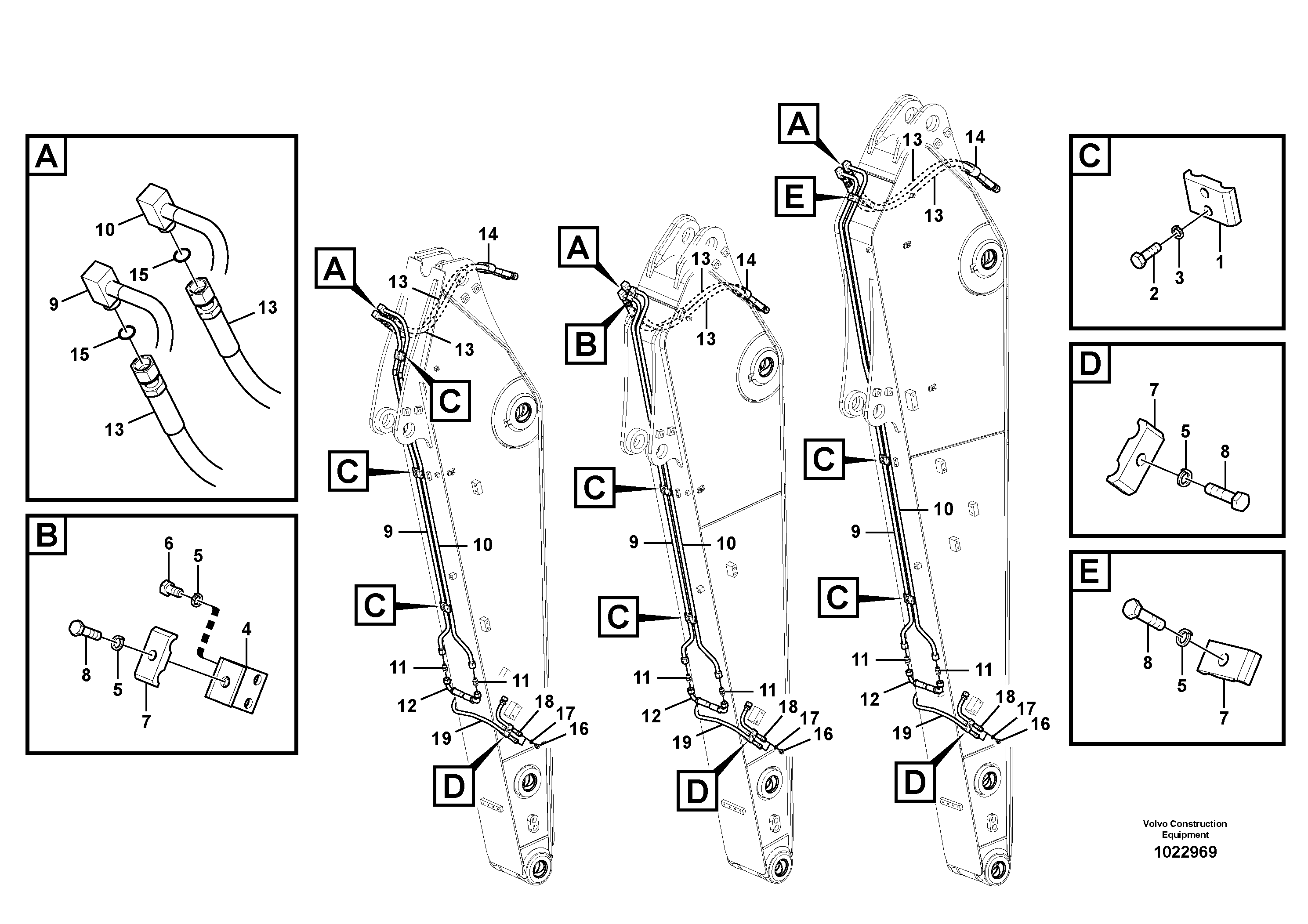 Hose assembly VOE14880796 VOLVO