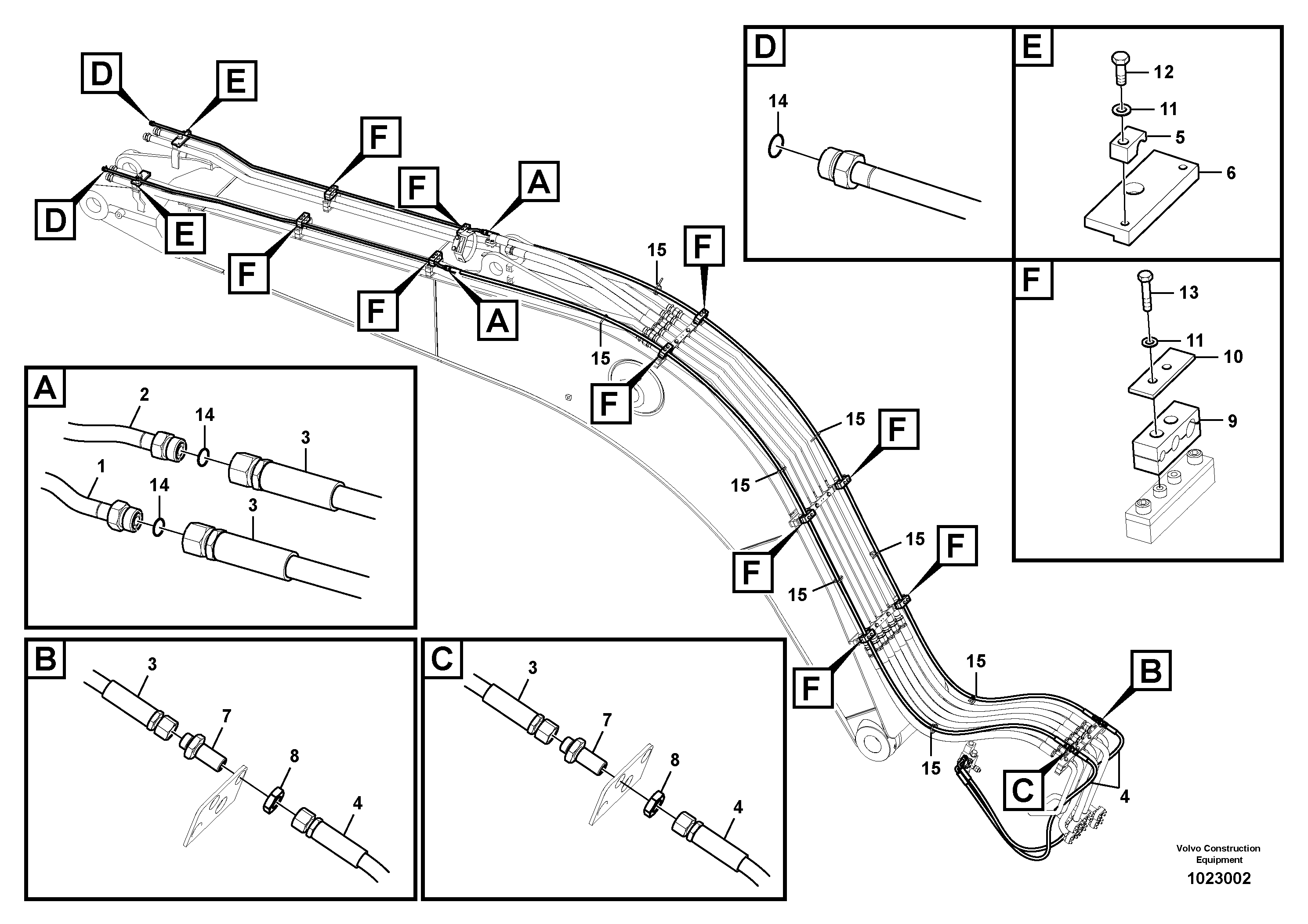 Timing gear casing VOE15036220 VOLVO