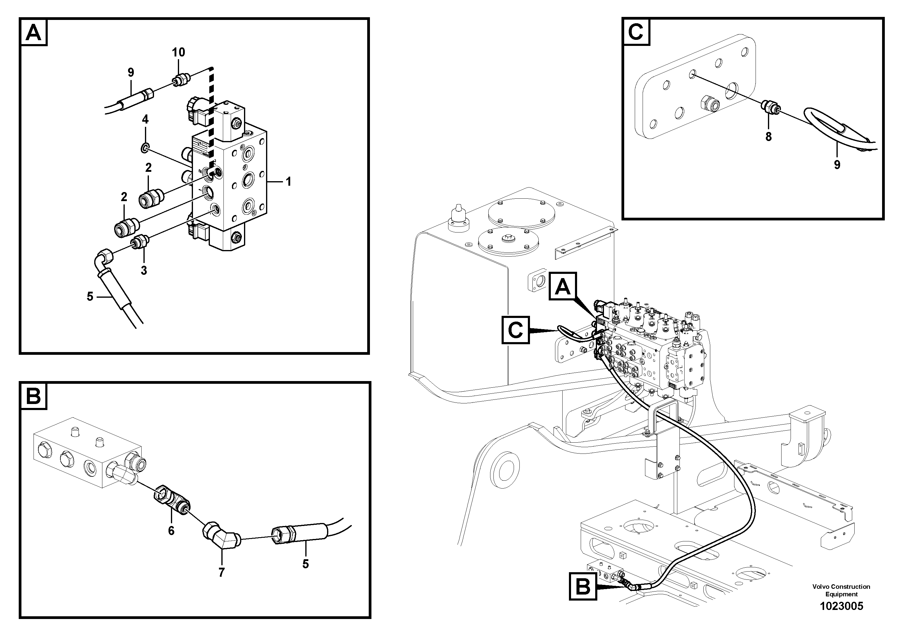 Control valve VOE14386409 VOLVO