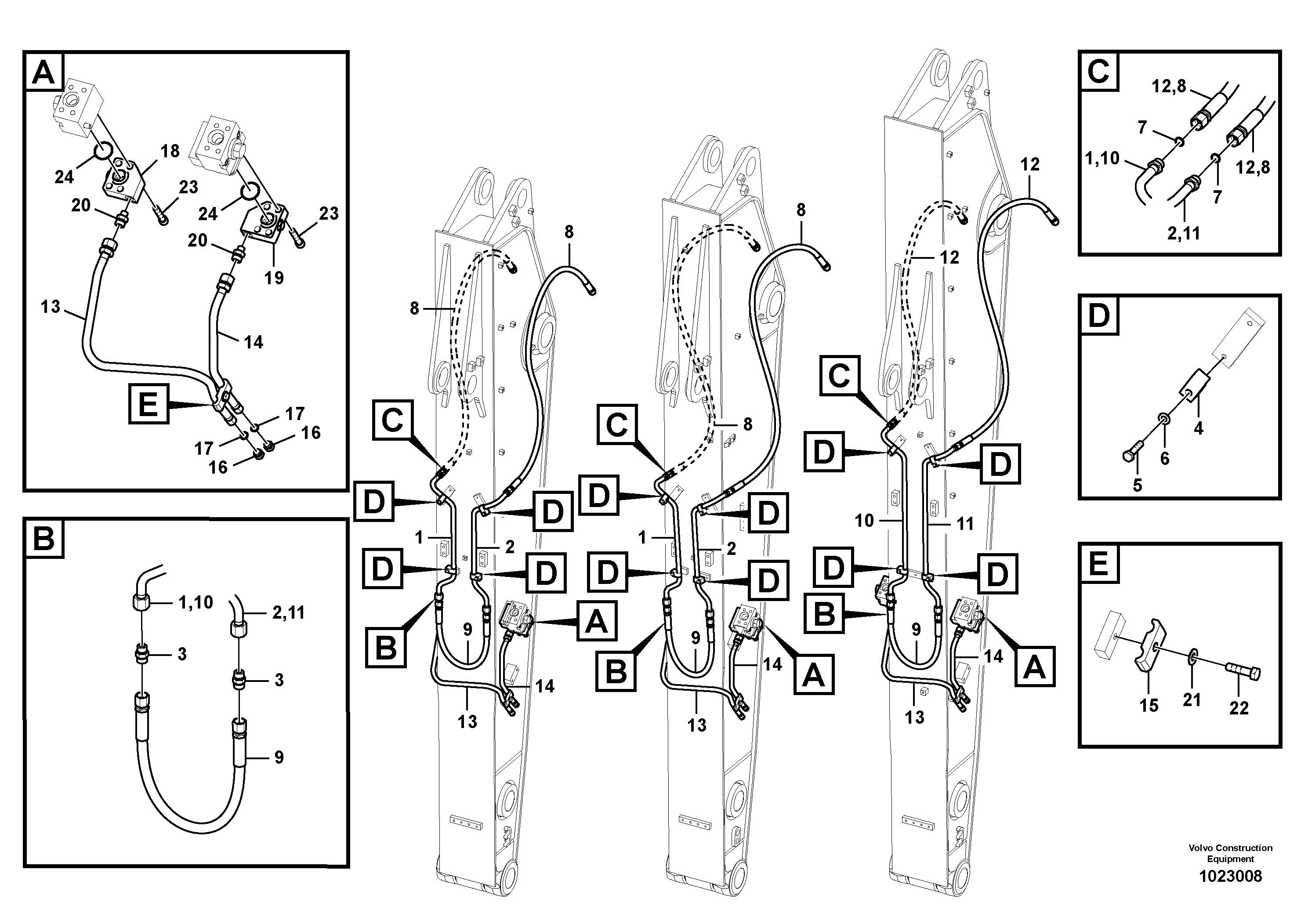 Timing gear casing VOE937059 VOLVO