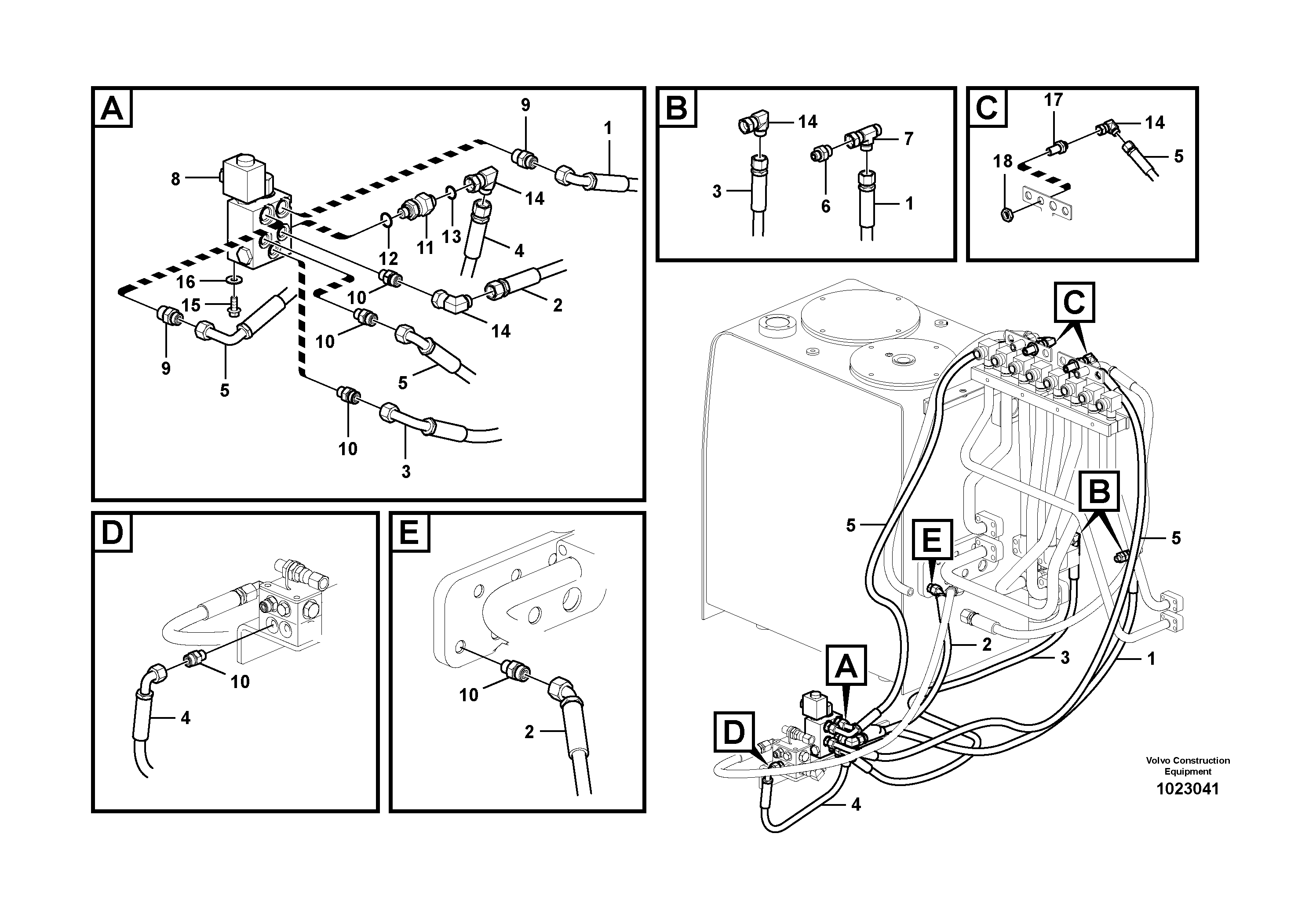 Timing gear casing VOE937883 VOLVO