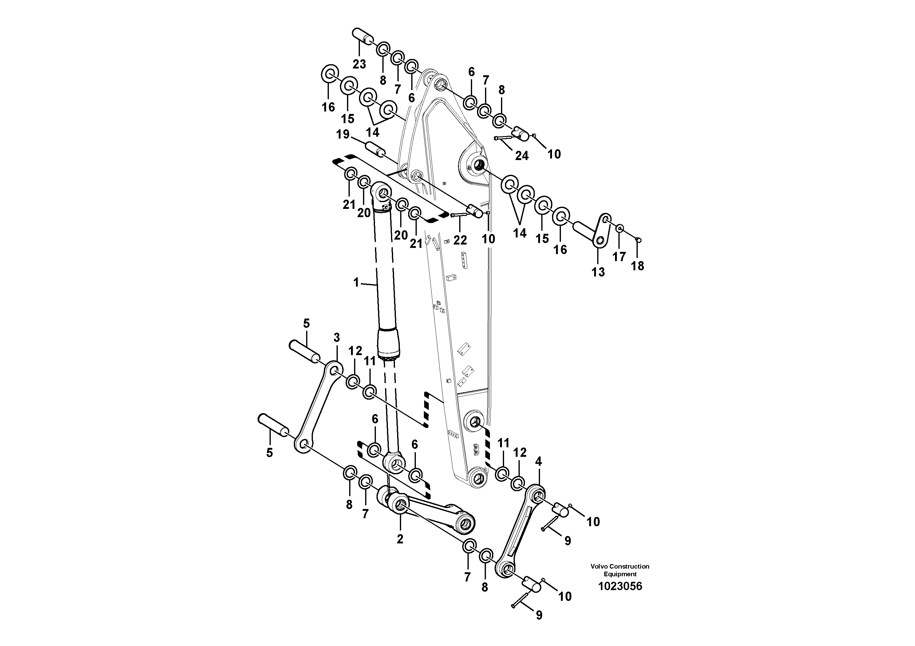 Nut VOE13981317 VOLVO