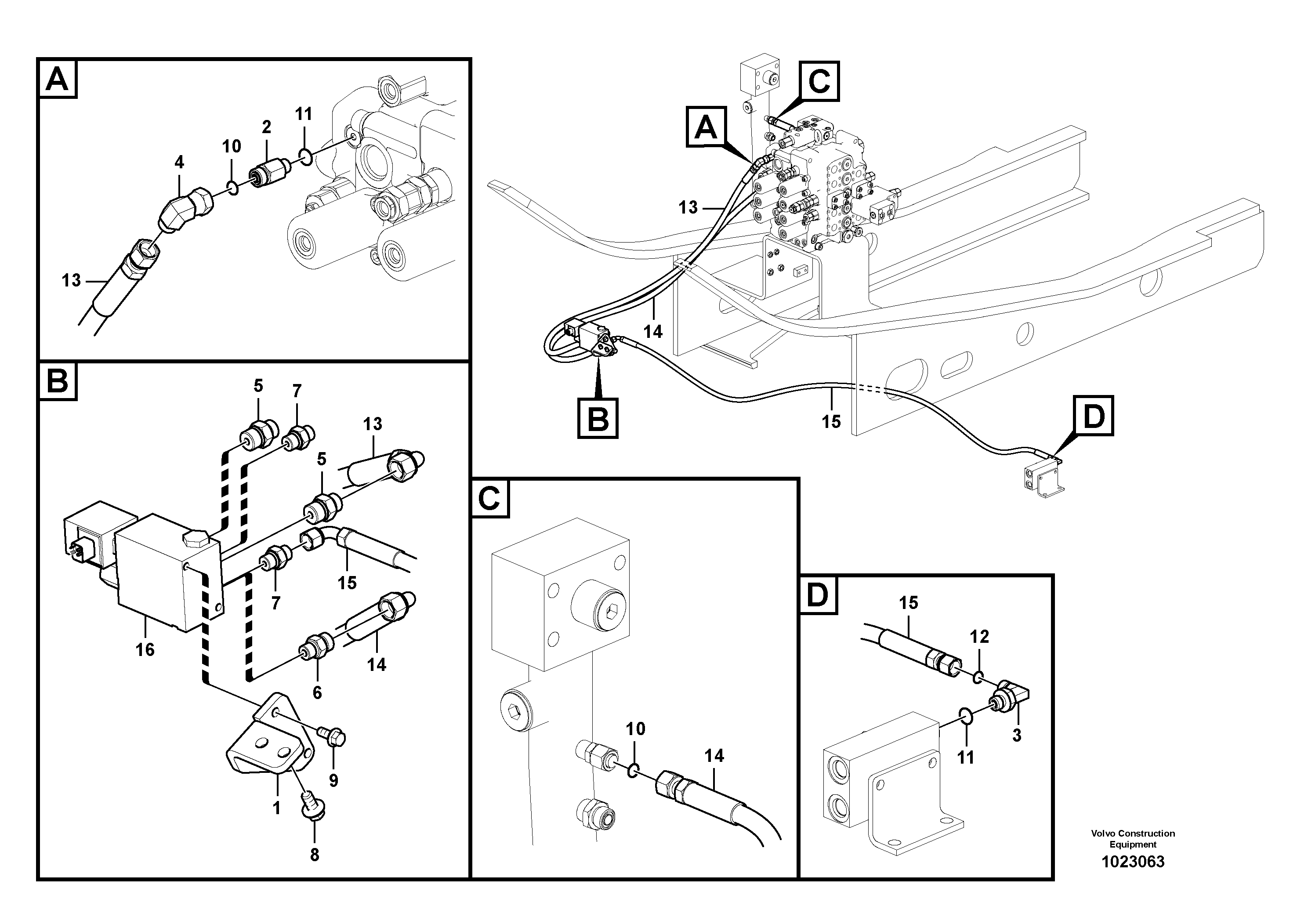 Timing gear casing VOE938664 VOLVO