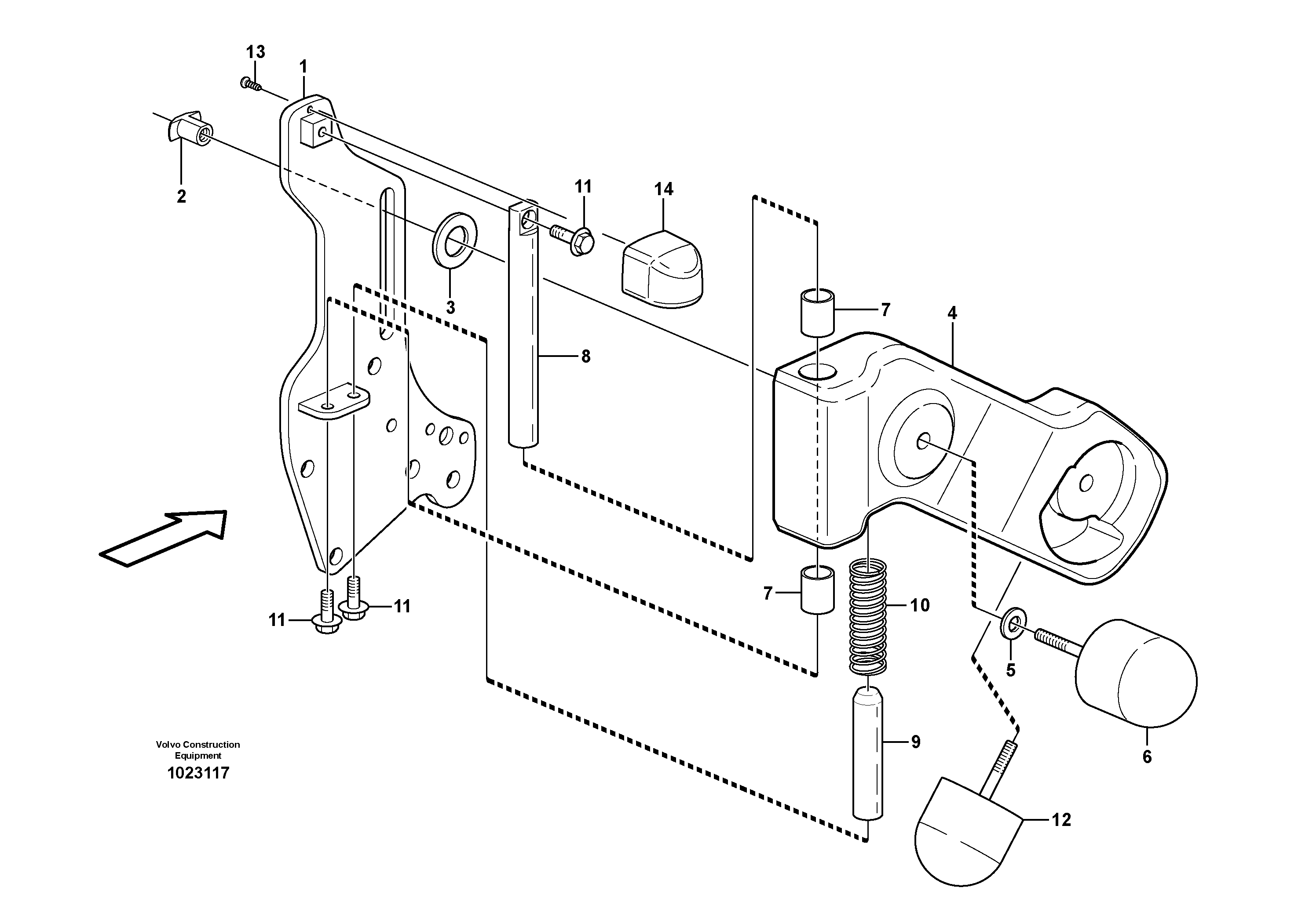 Base Cover VOE11164766 VOLVO