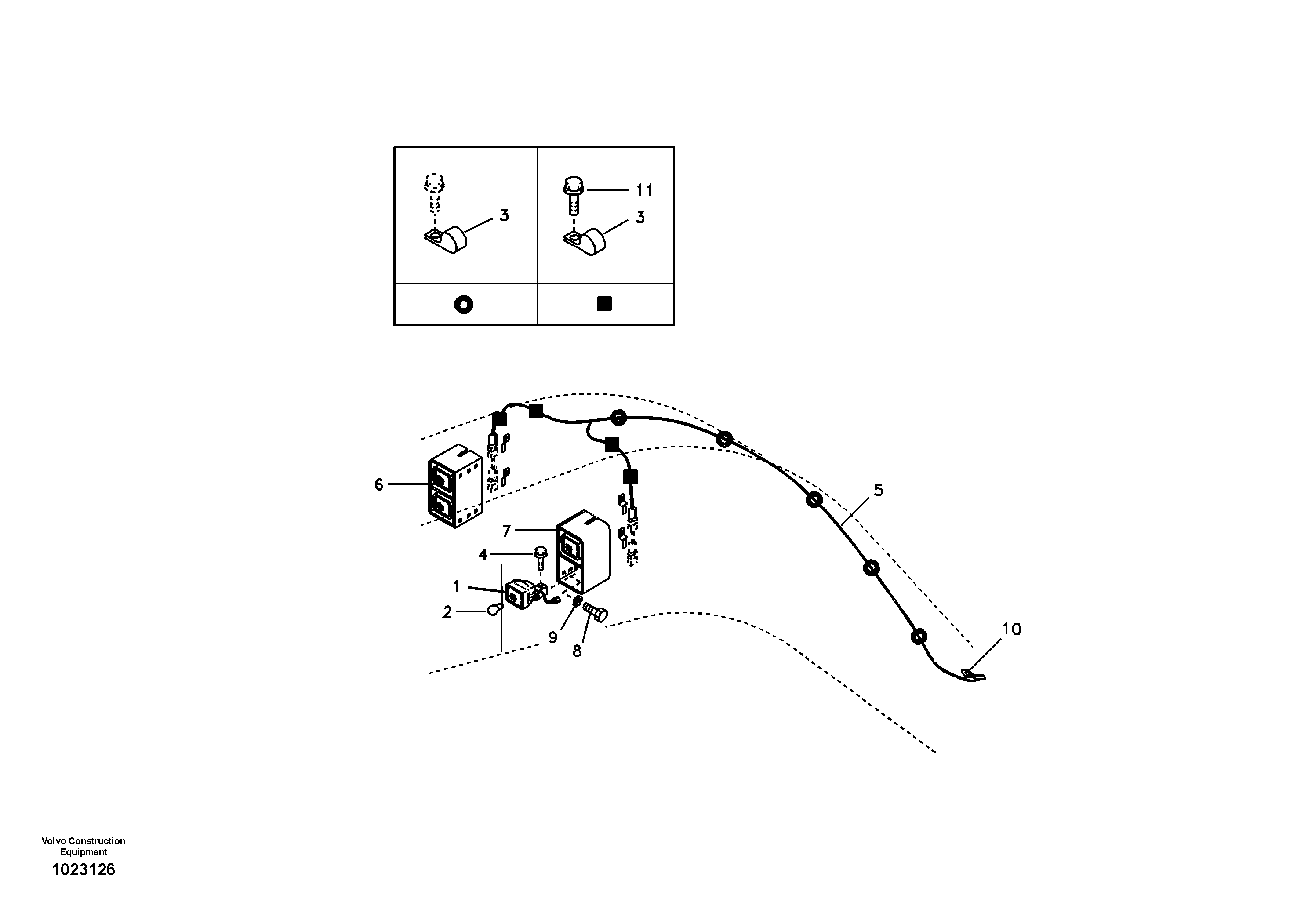 Cable harness VOE14548711 VOLVO