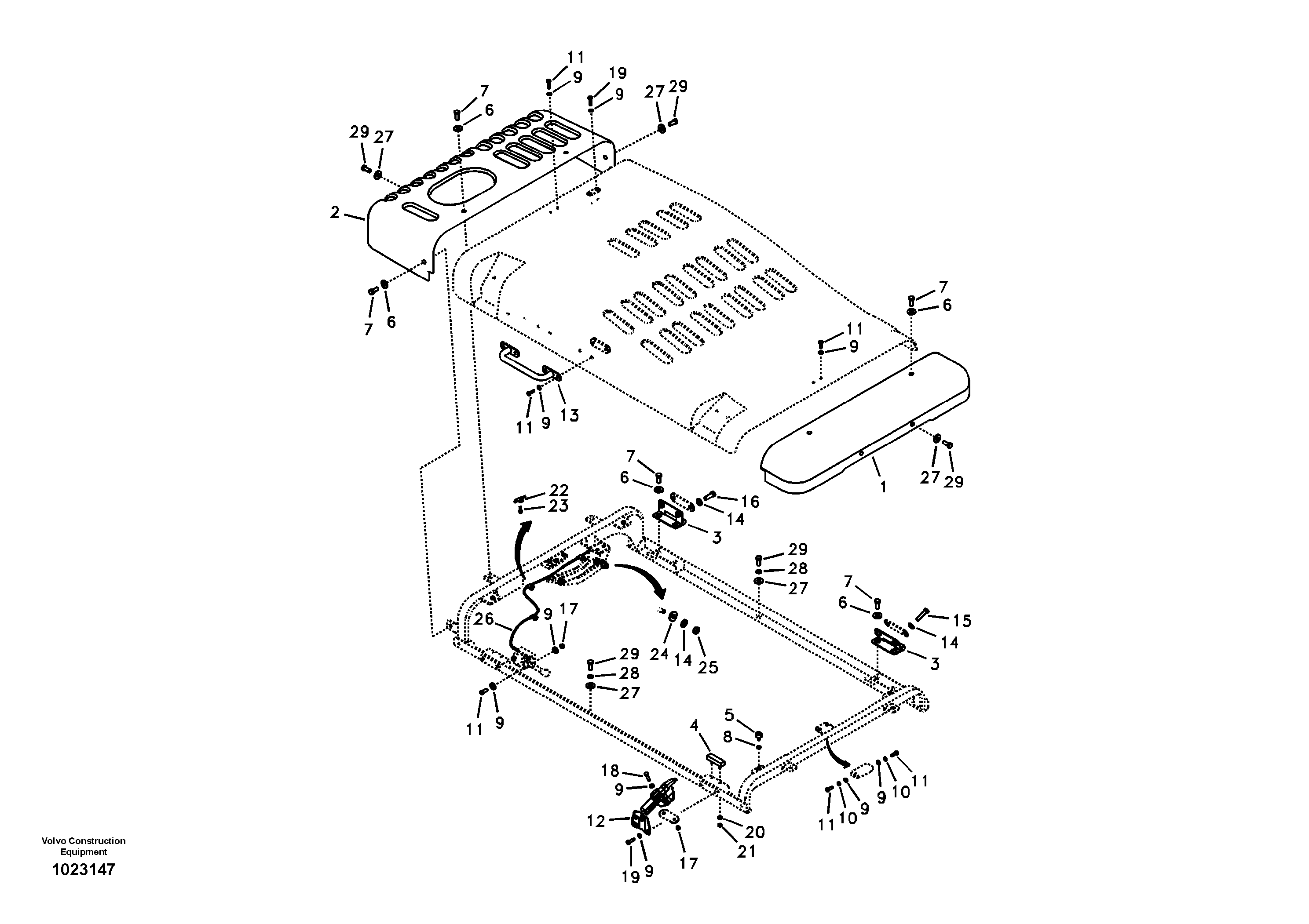 Radio Support VOE14552379 VOLVO