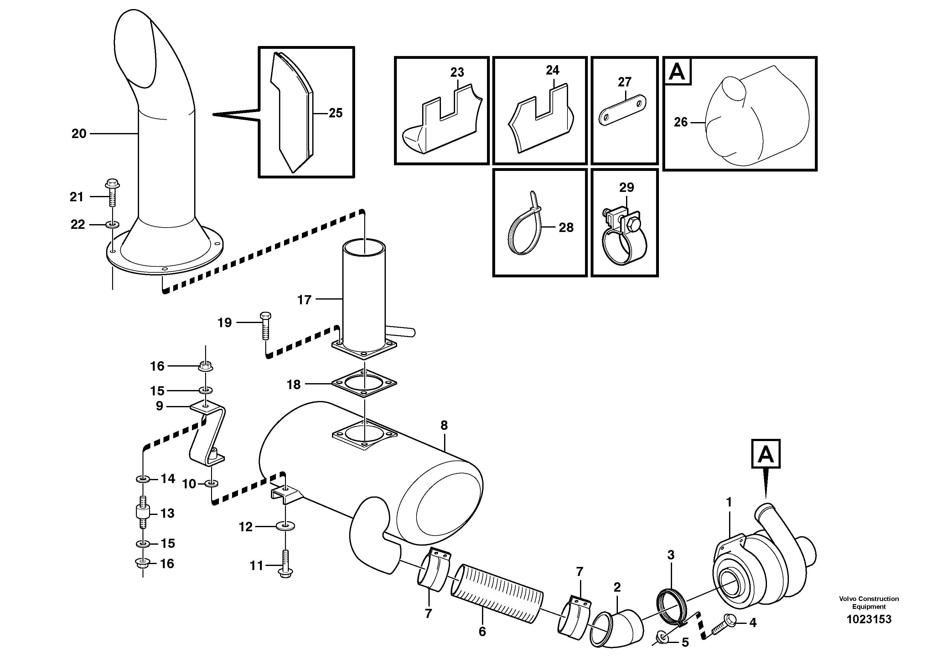 Axle Casing VOE11110455 VOLVO