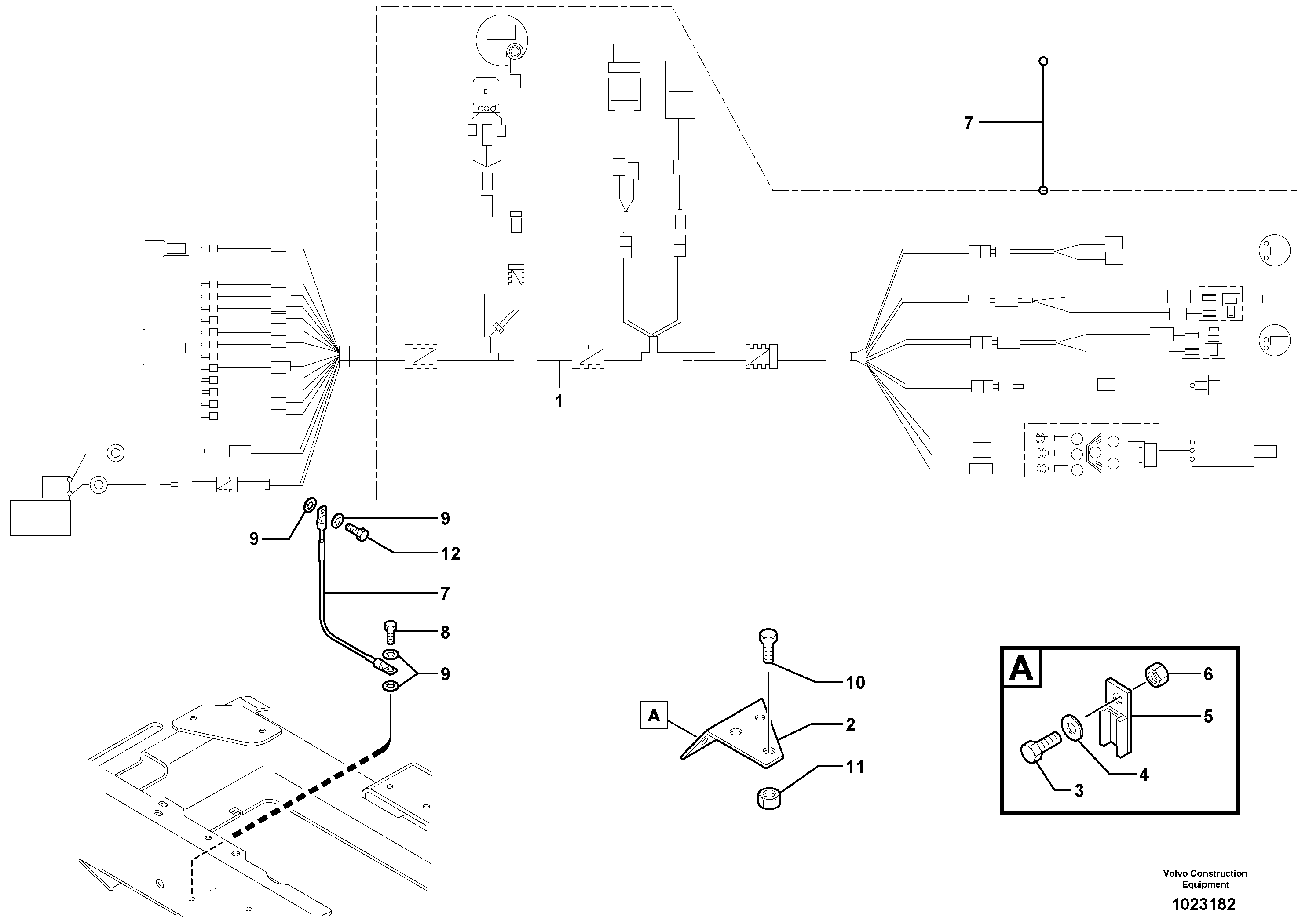 Wire harness VOE11806986 VOLVO