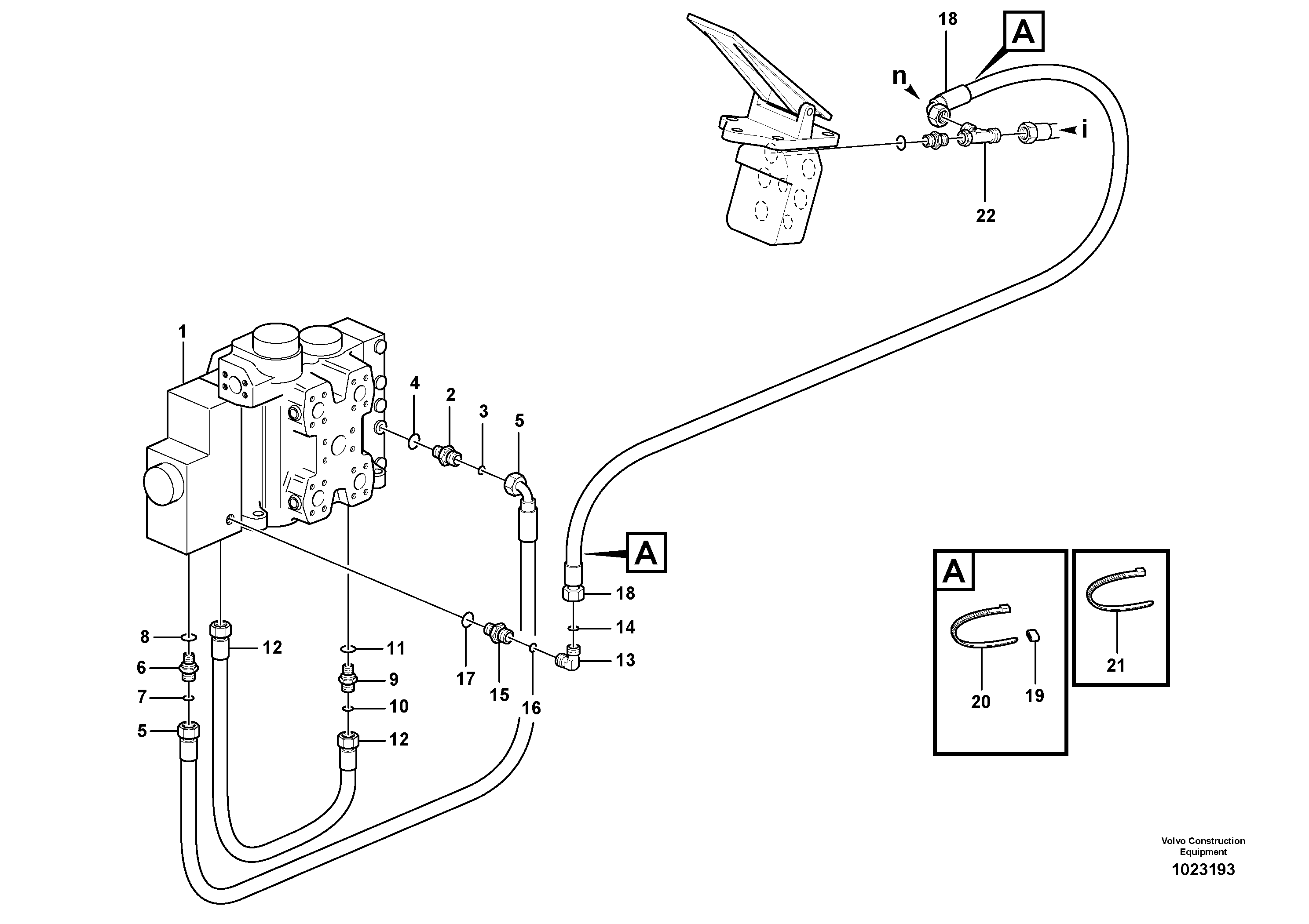 Timing gear casing VOE937586 VOLVO