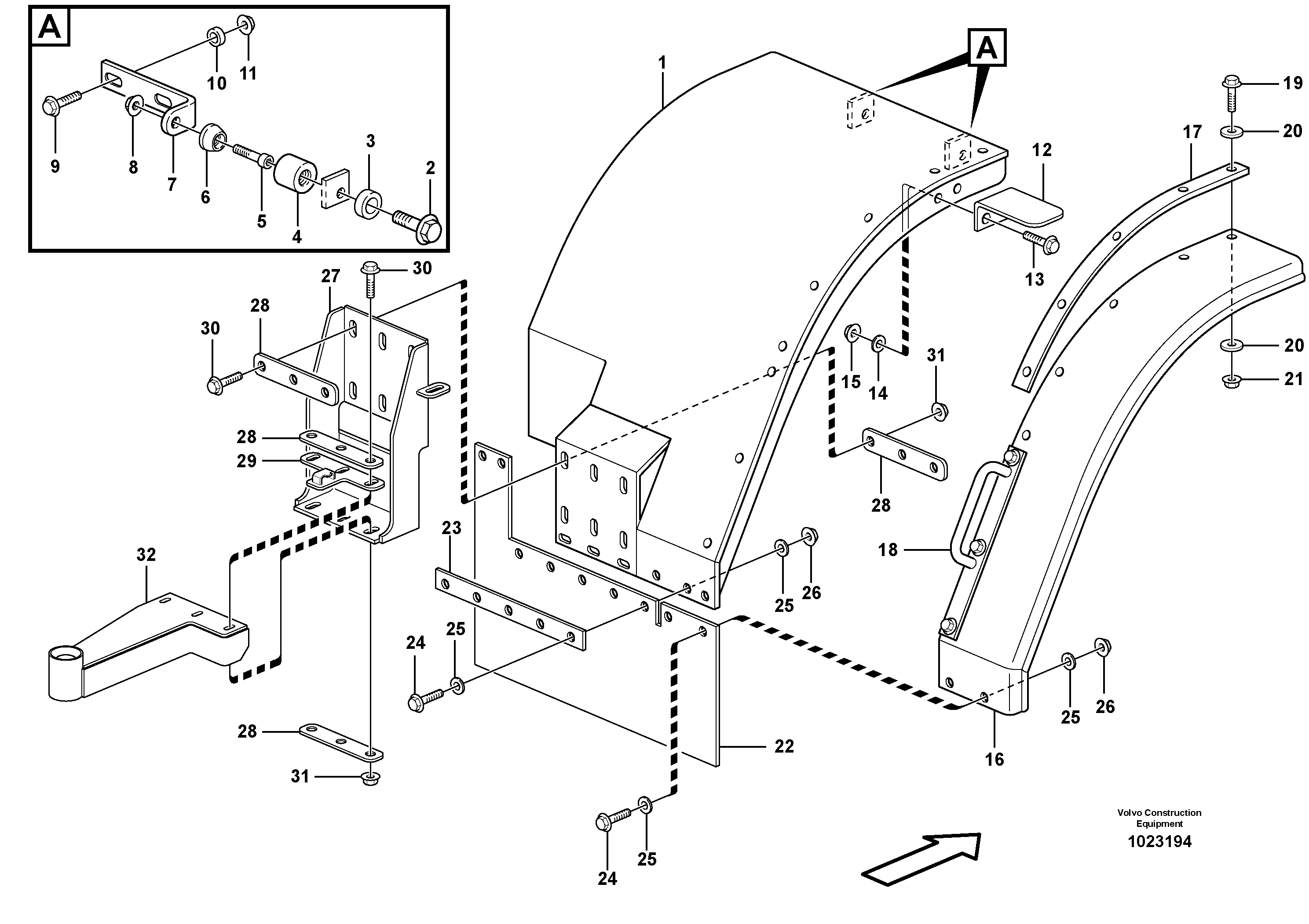 Heating Pipe VOE11435271 VOLVO