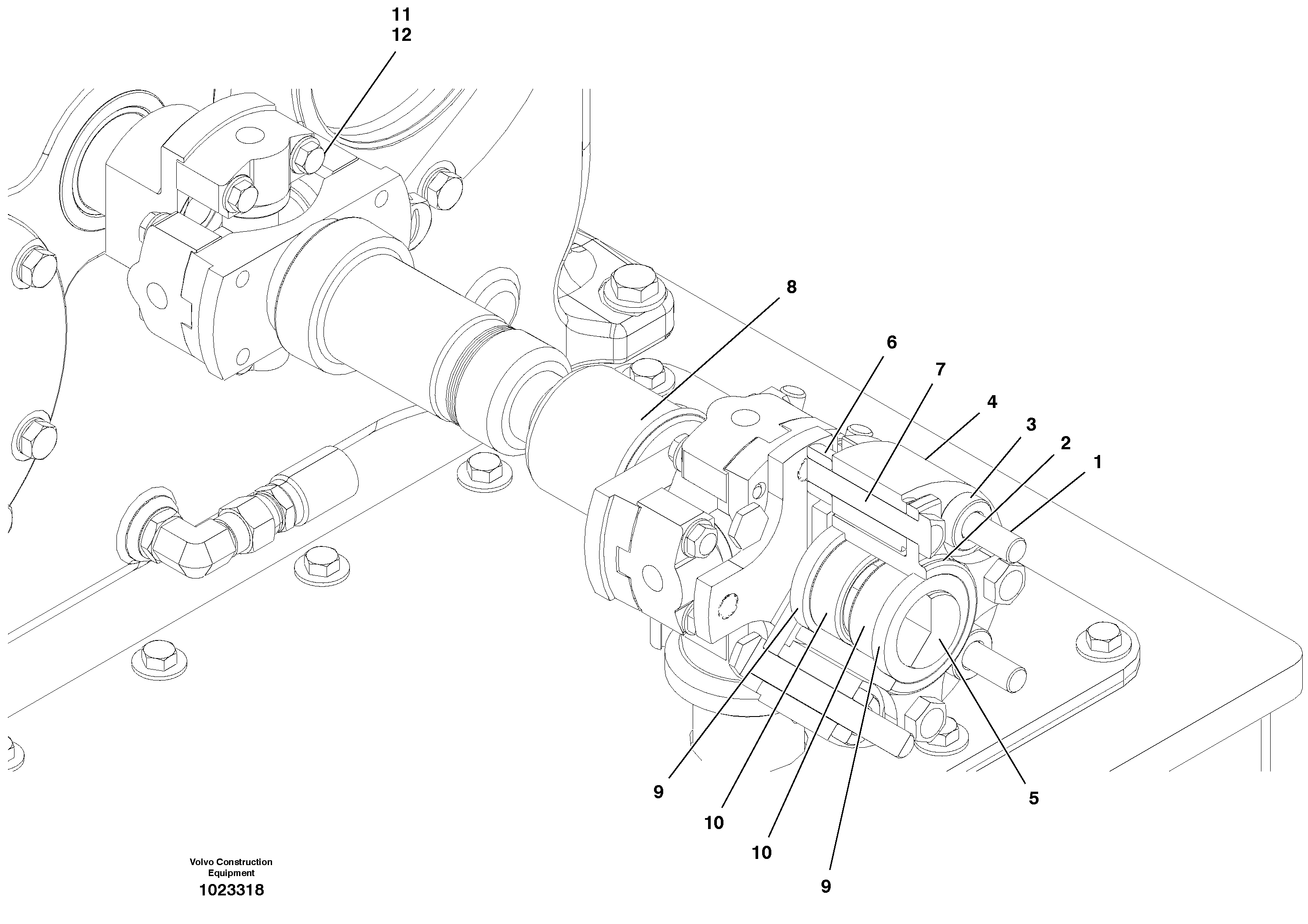 Drive Shaft VOE12737761 VOLVO