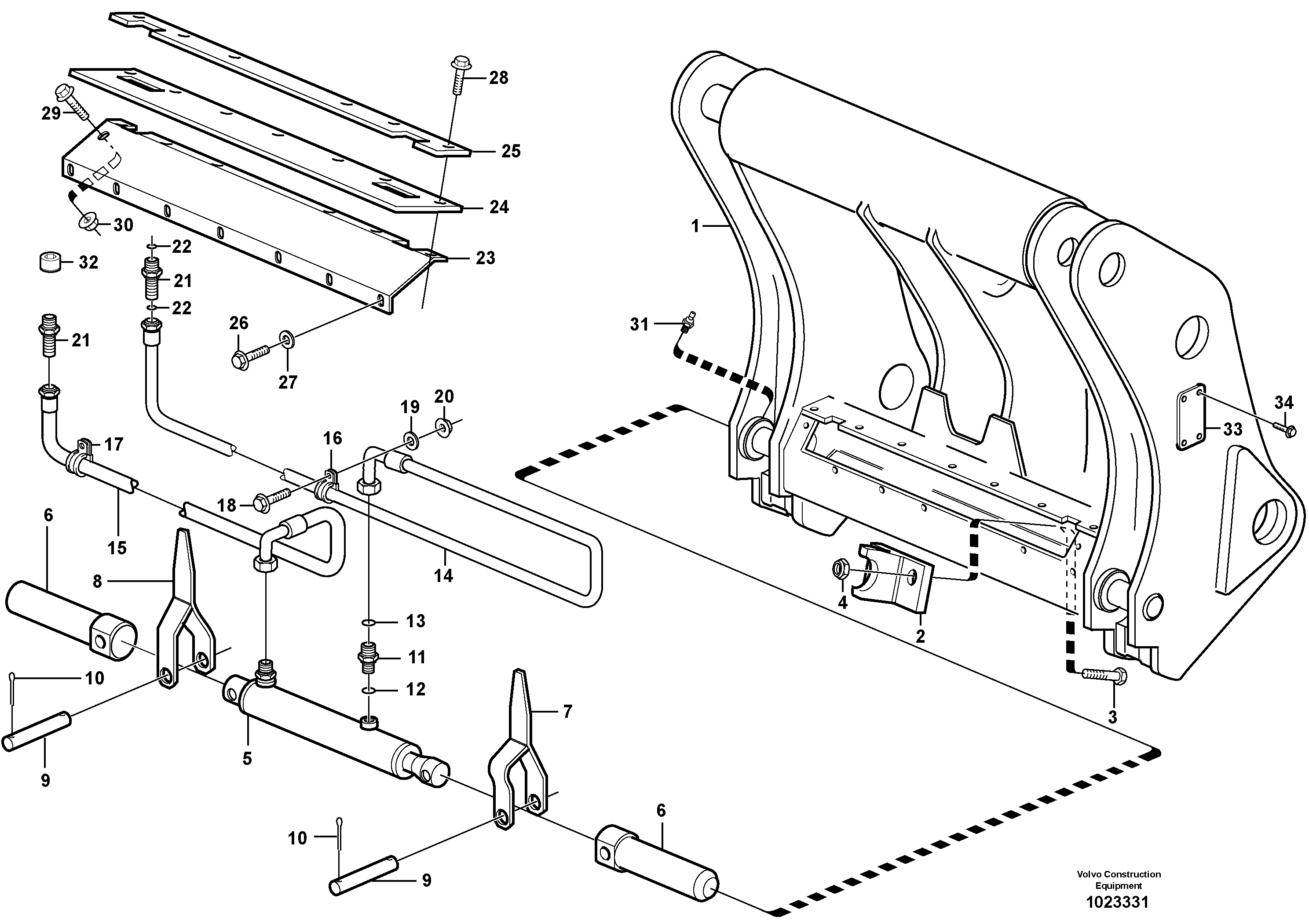 Frame VOE11438592 VOLVO