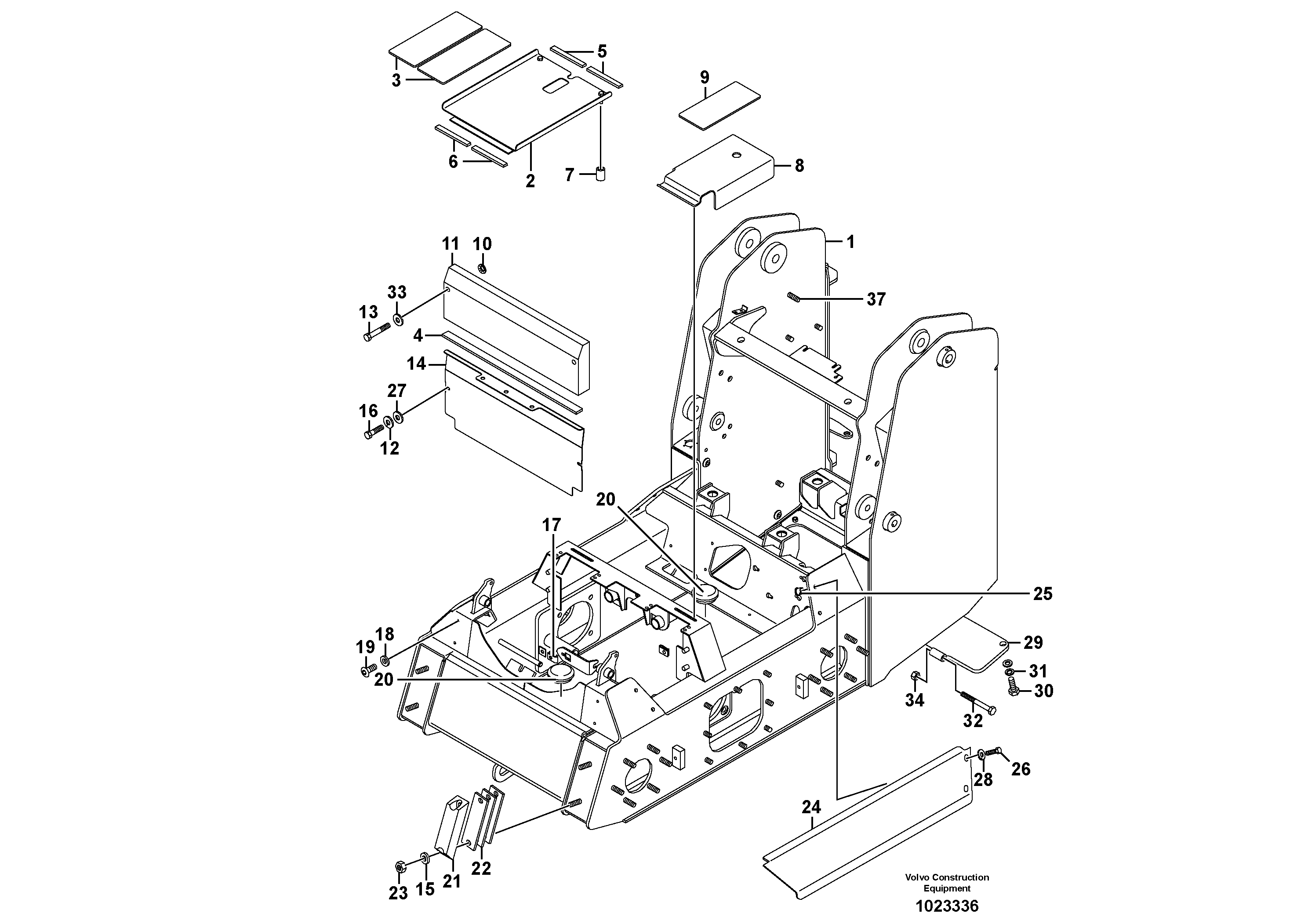 For upper engine part VOE11841636 VOLVO