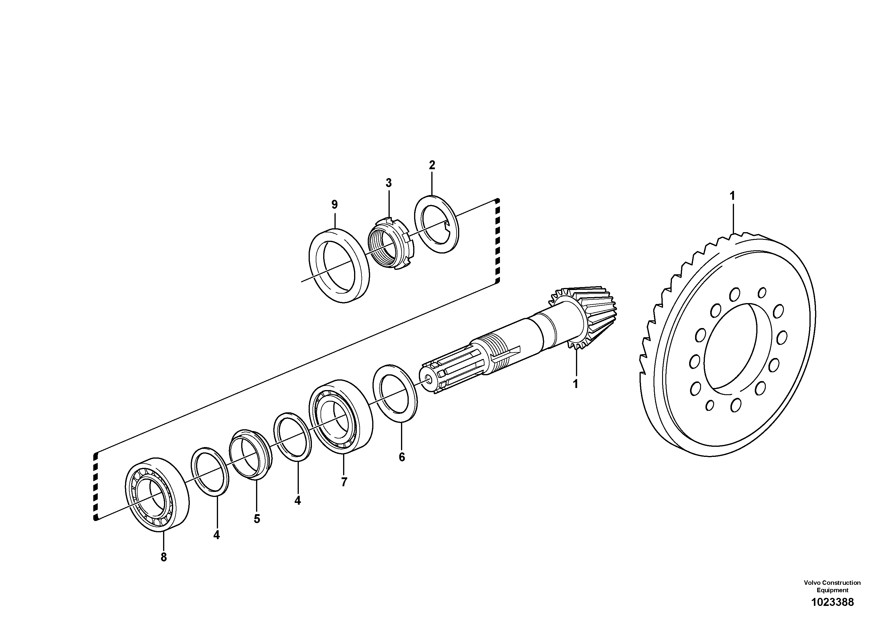 Bearing VOE11716615 VOLVO