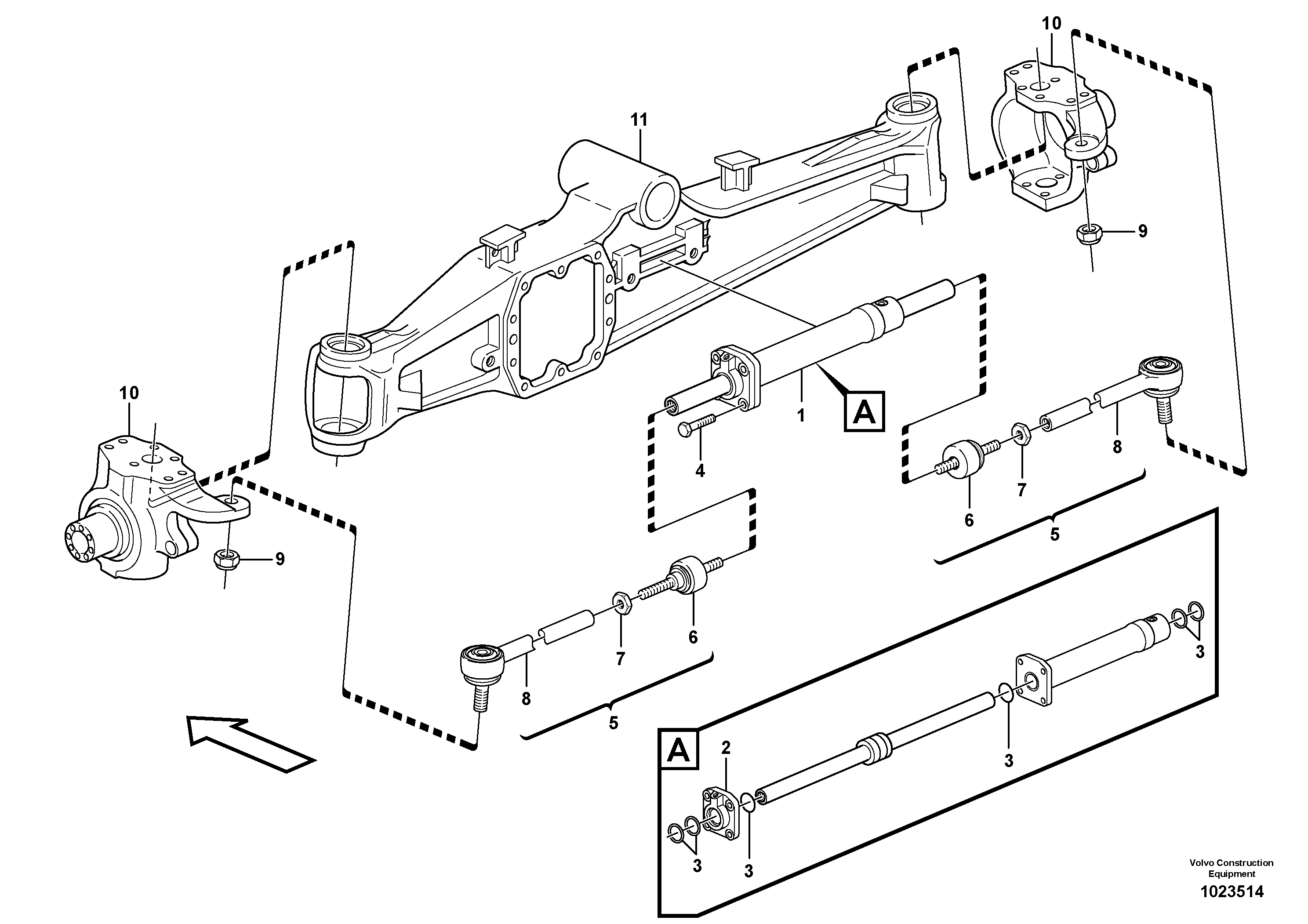 Dozer blade VOE11716622 VOLVO