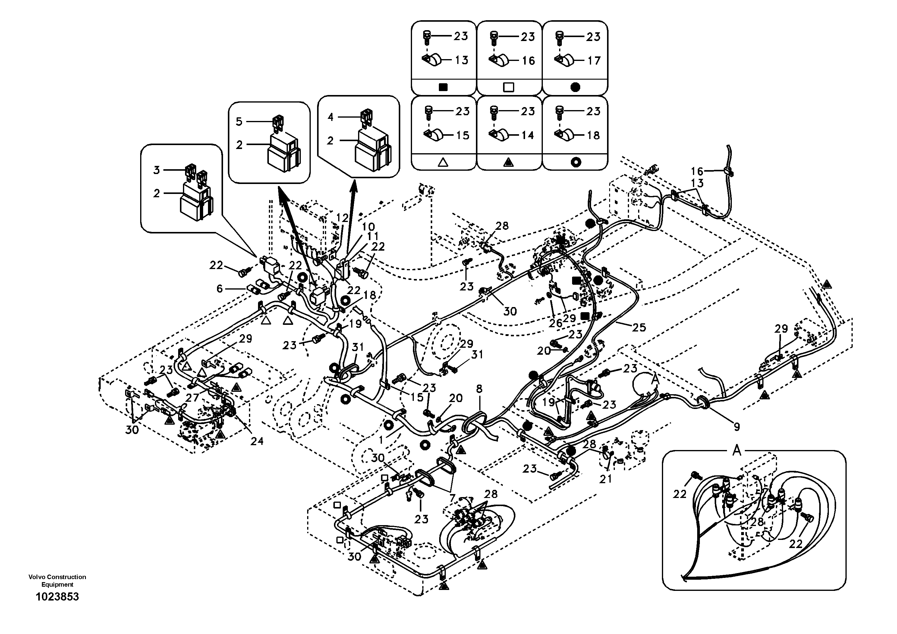 Wire harness VOE14527348 VOLVO
