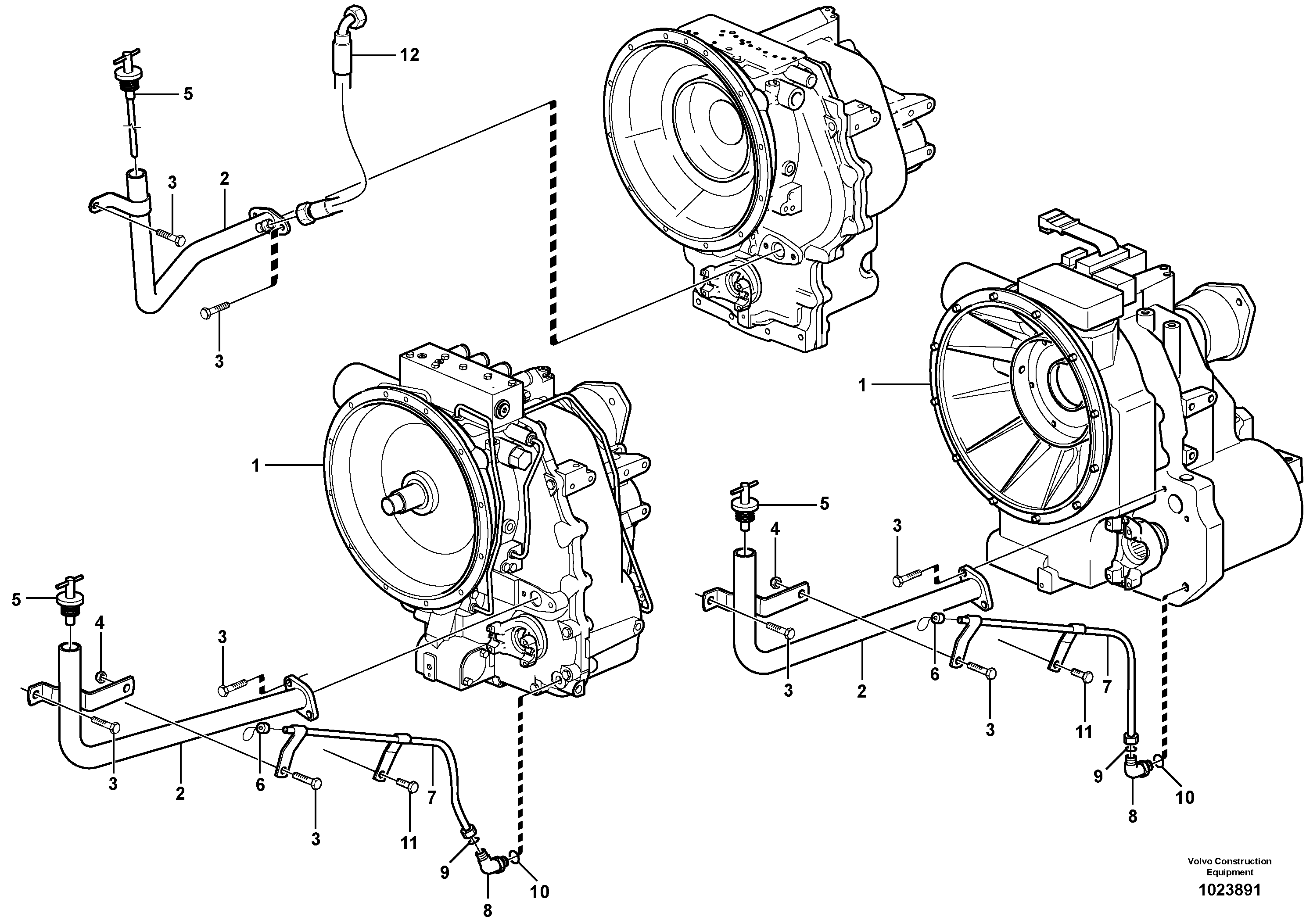 Valve Ass. For Slew VOE11887380 VOLVO
